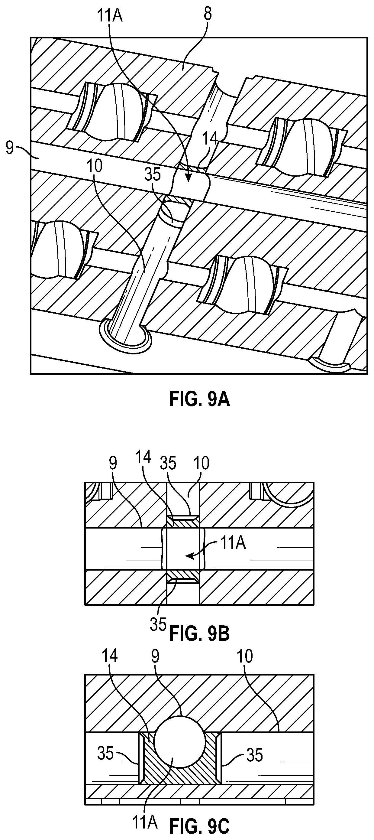 Patent US11815215 Figure 7 – Pig routing insert adapted for installation in a structure, structure and method