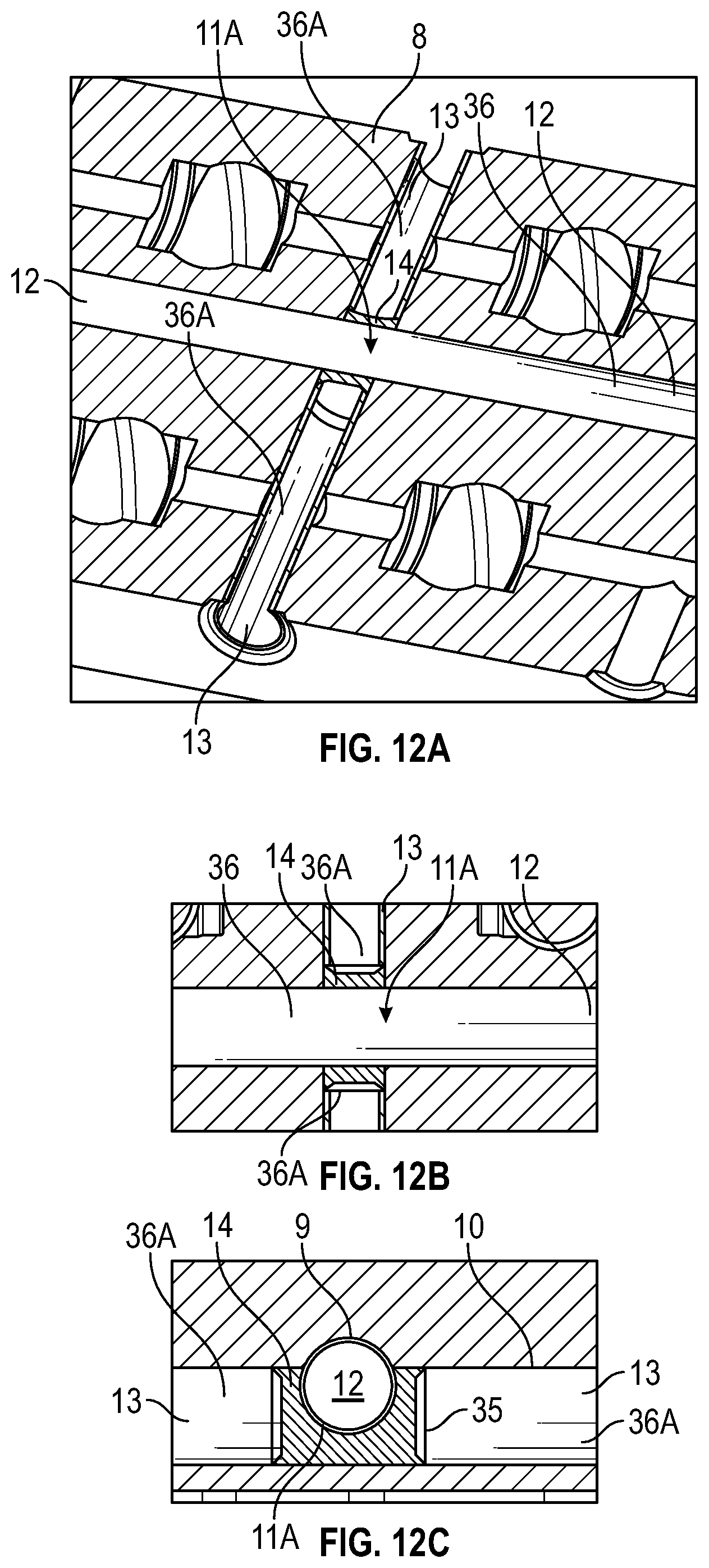 Patent US11815215 Figure 10 – Pig routing insert adapted for installation in a structure, structure and method