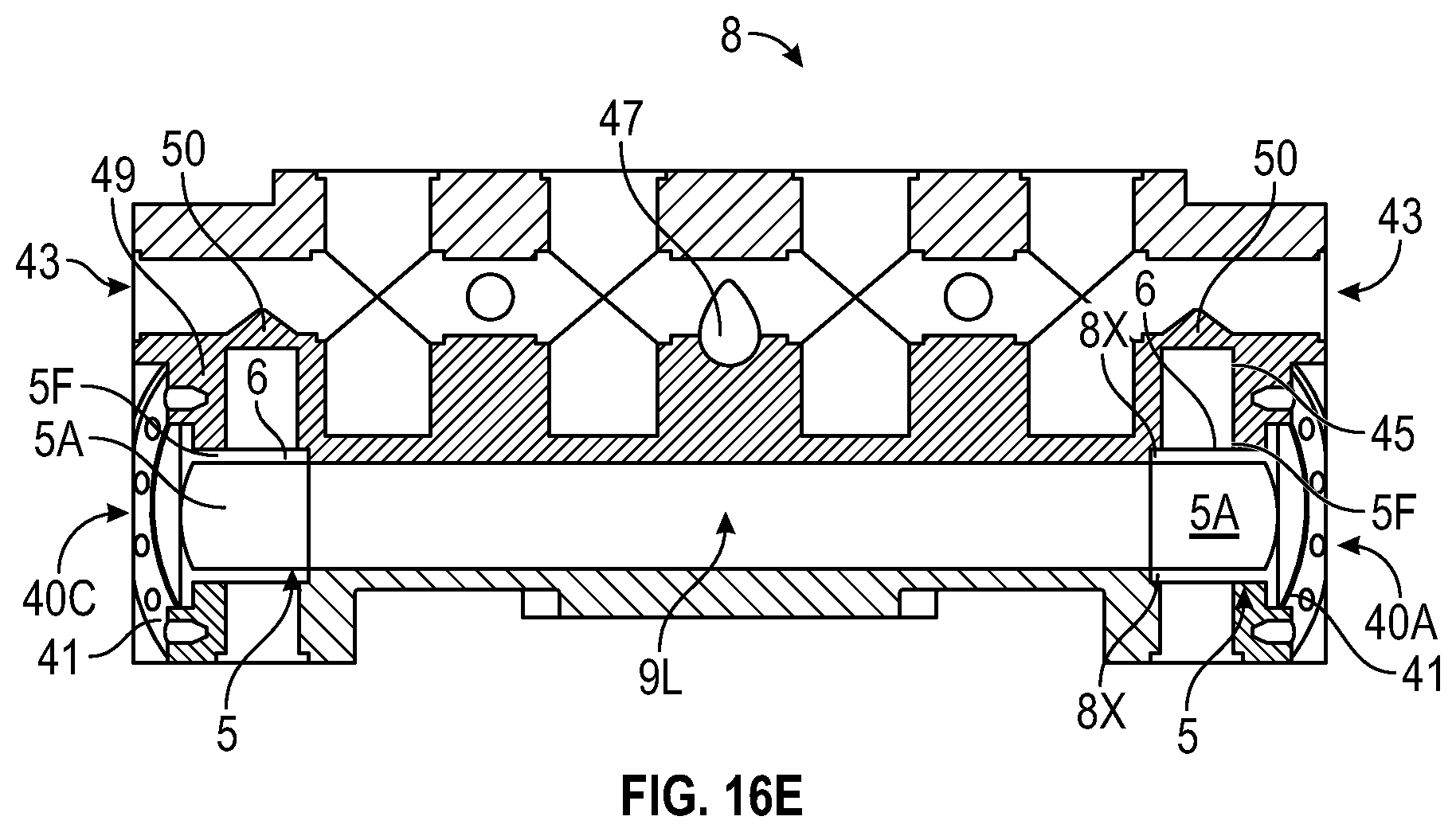 Patent US11815215 Figure 17 – Pig routing insert adapted for installation in a structure, structure and method