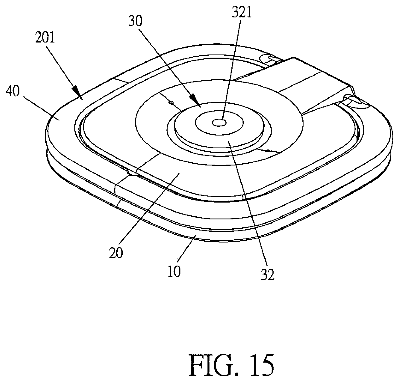 Patent US11815218 Figure 9 – Multifunctional rotatable stand frame for tablet electronic device