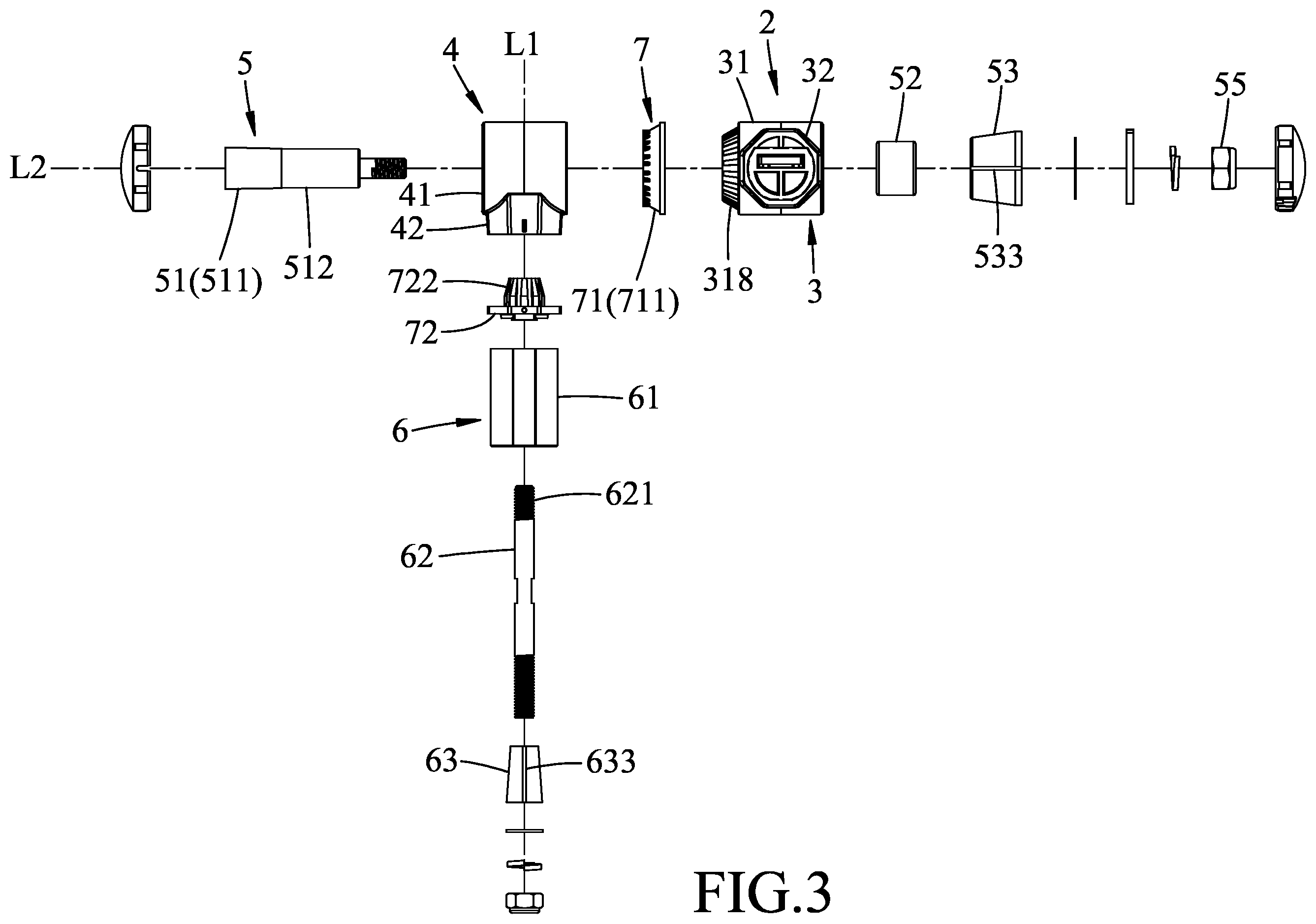 Patent US11815221 Figure 3 – Joint device of a support frame