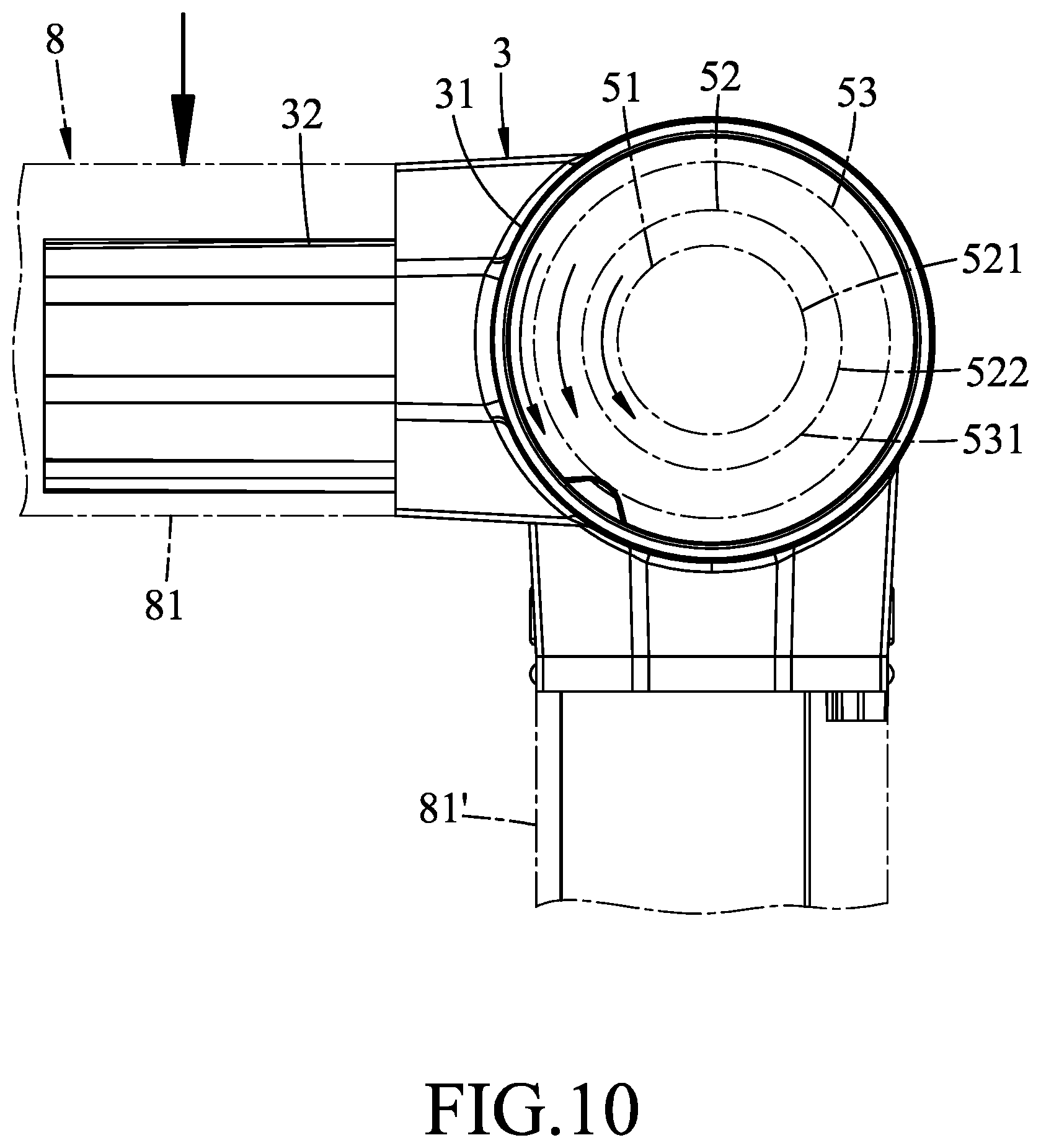 Patent US11815221 Figure 10 – Joint device of a support frame