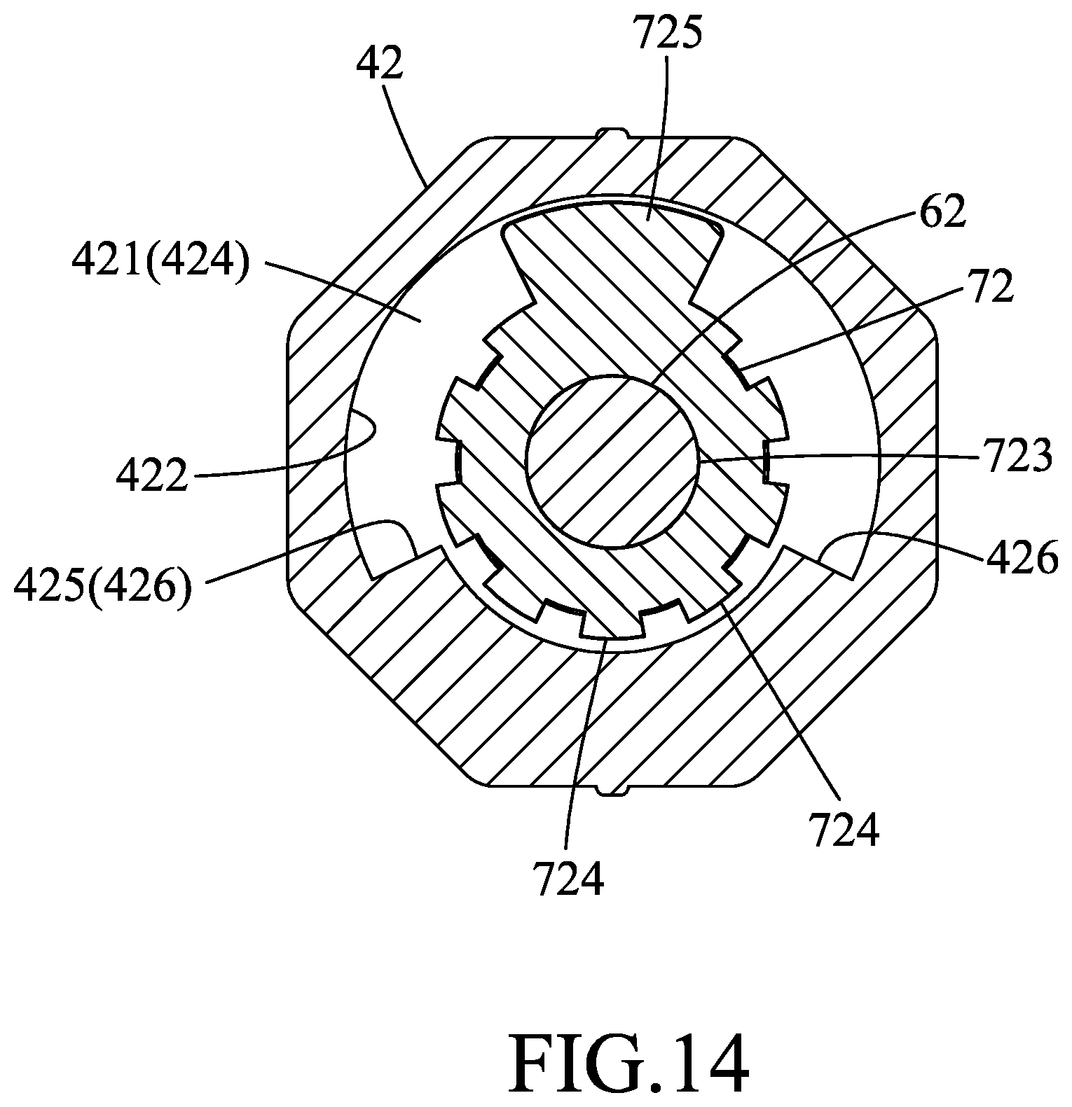 Patent US11815221 Figure 14 – Joint device of a support frame