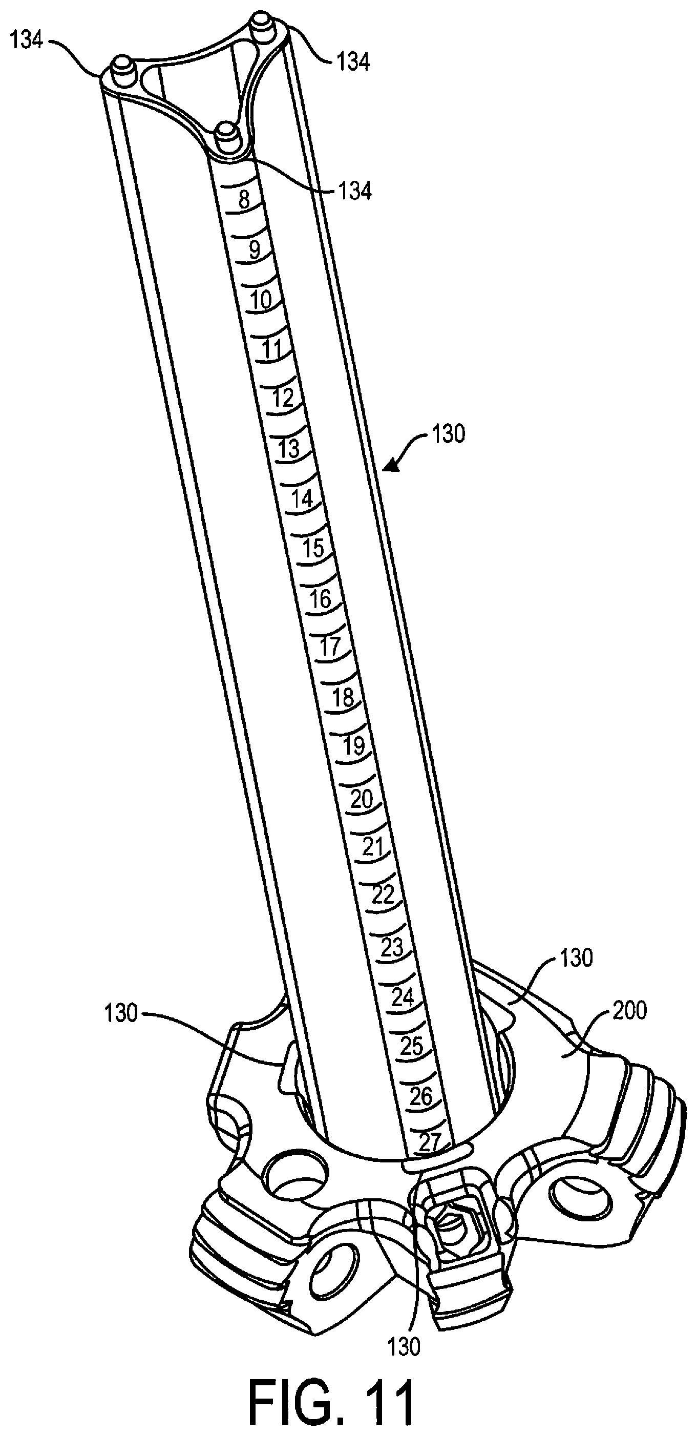 Patent US11815222 Figure 11 – Travel tripod