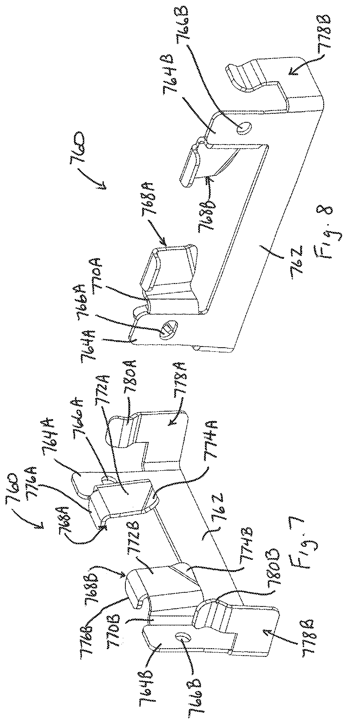 Patent US11815223 Figure 4 – Wall anchors and related wall mount systems