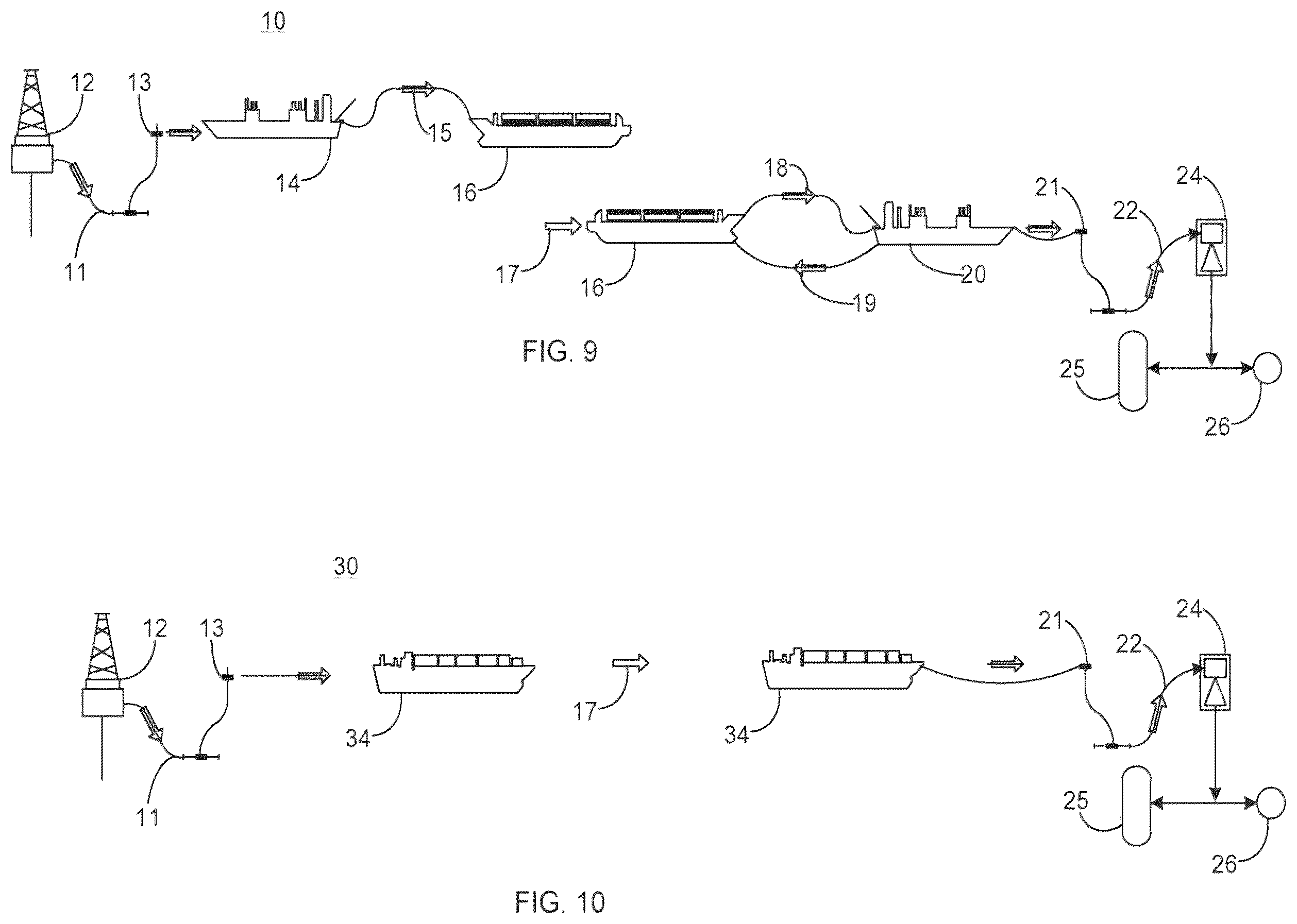Patent US11815226 Figure 11 – Methods for storage and transportation of natural gas in liquid solvents