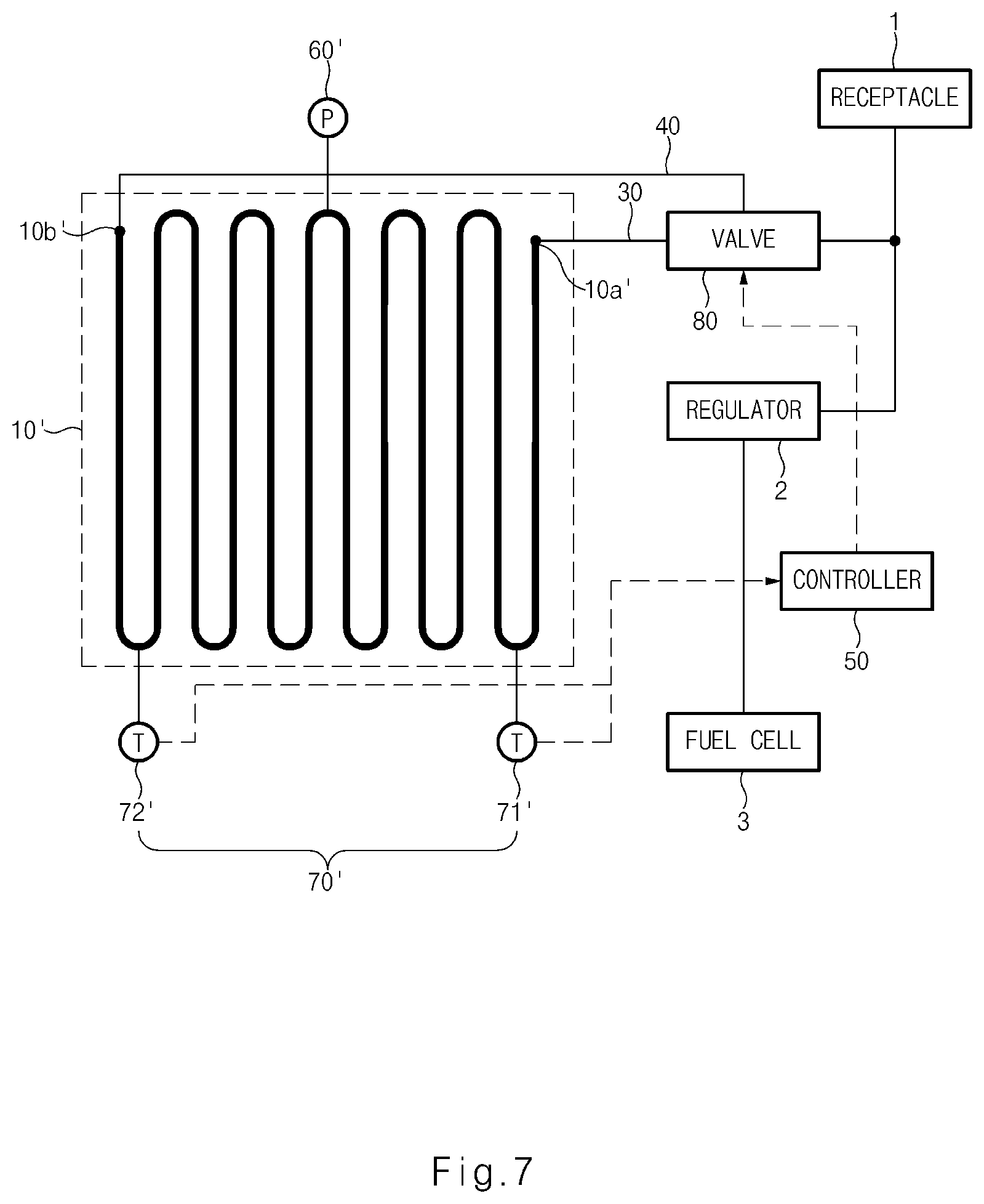 Patent US11815228 Figure 7 – System and method for filling tank