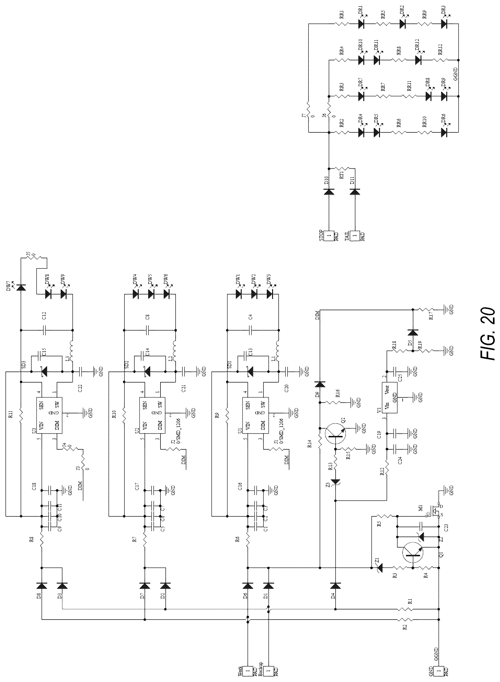 Patent US11815232 Figure 16 – Combination LED lamps