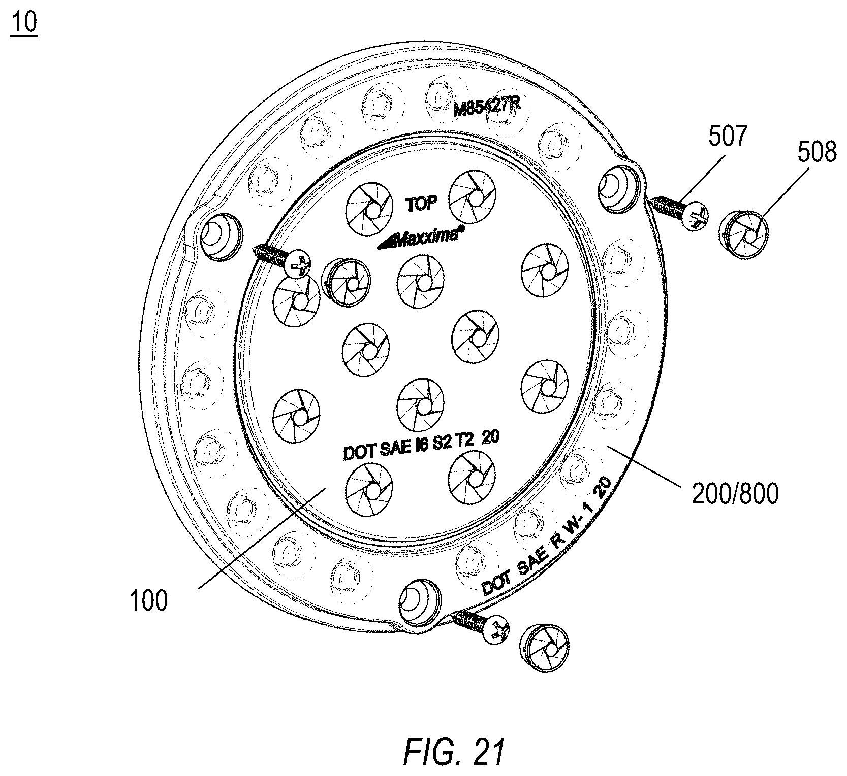 Patent US11815232 Figure 17 – Combination LED lamps