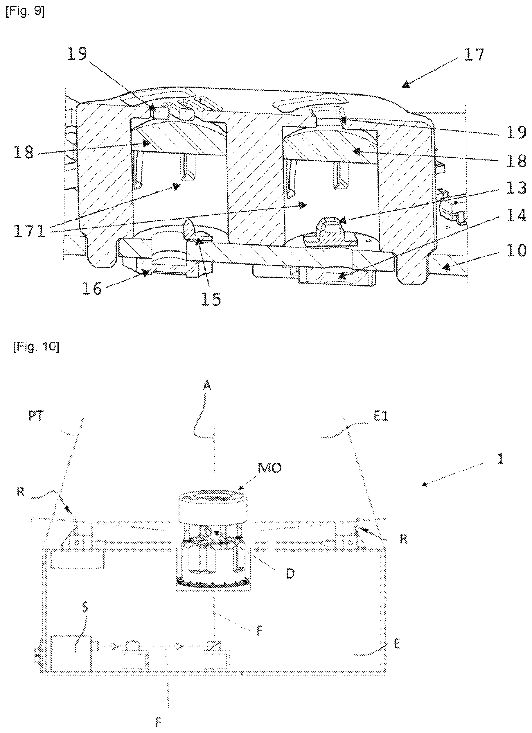 Patent US11815233 Figure 5 – Optical device and module comprising such an optical device, both intended for a lighting device, enabling the creation of lighting effects