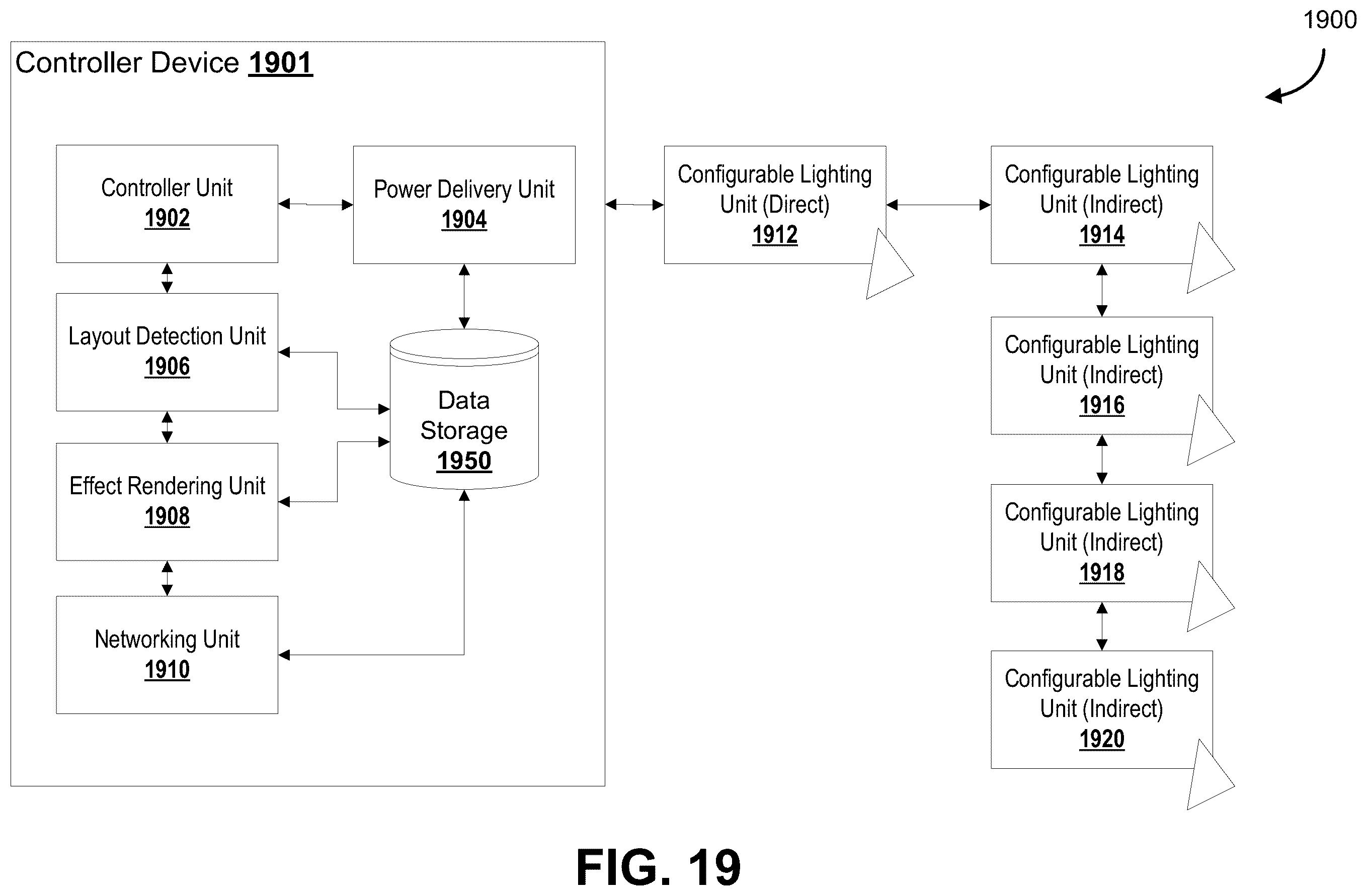 Patent US11815234 Figure 19 – Systems and methods for connecting and controlling configurable lighting units