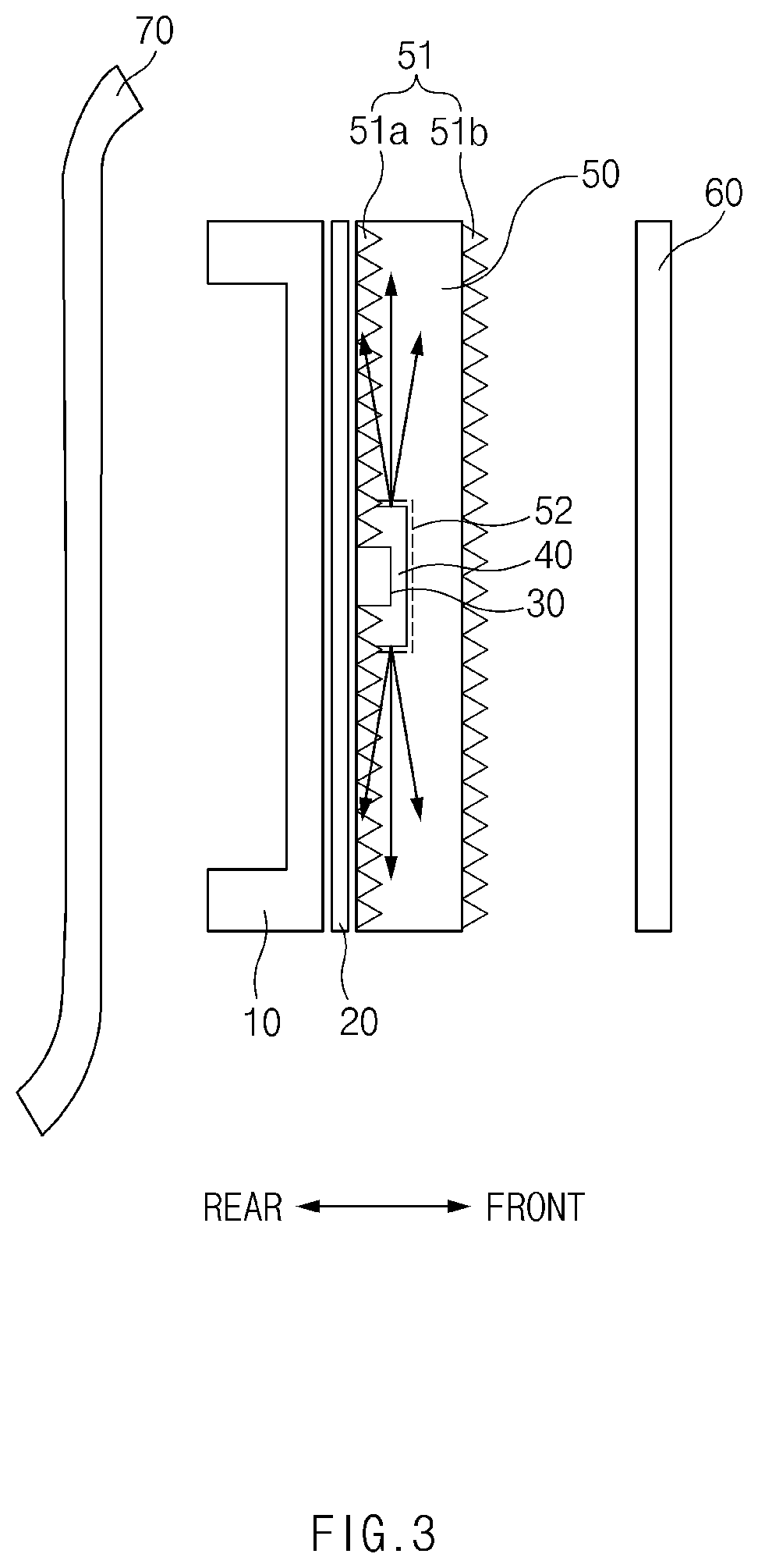 Patent US11815236 Figure 3 – LED module and vehicle including same