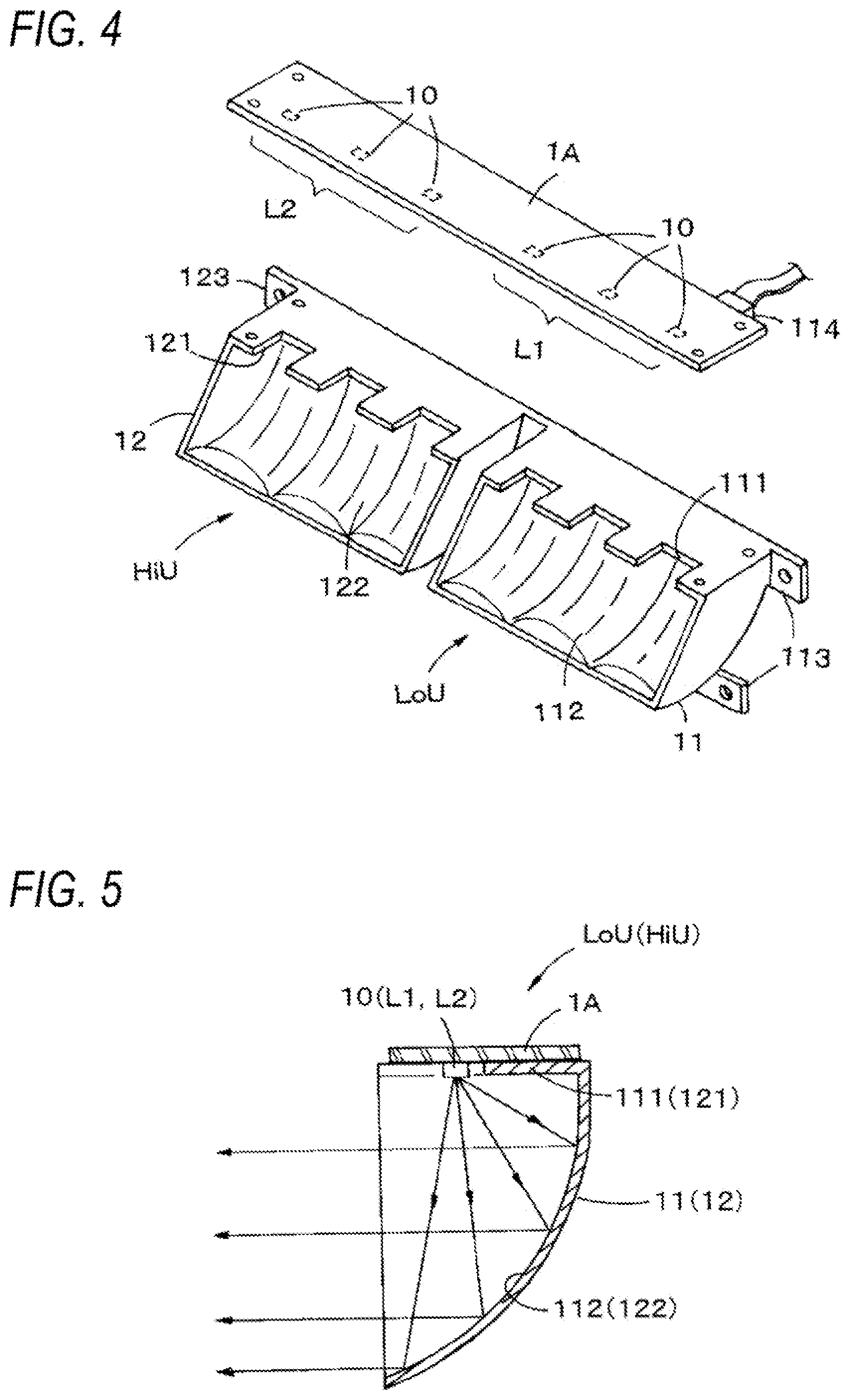Patent US11815237 Figure 3 – Vehicle lamp having two lamp units with at least one comprising a light guide