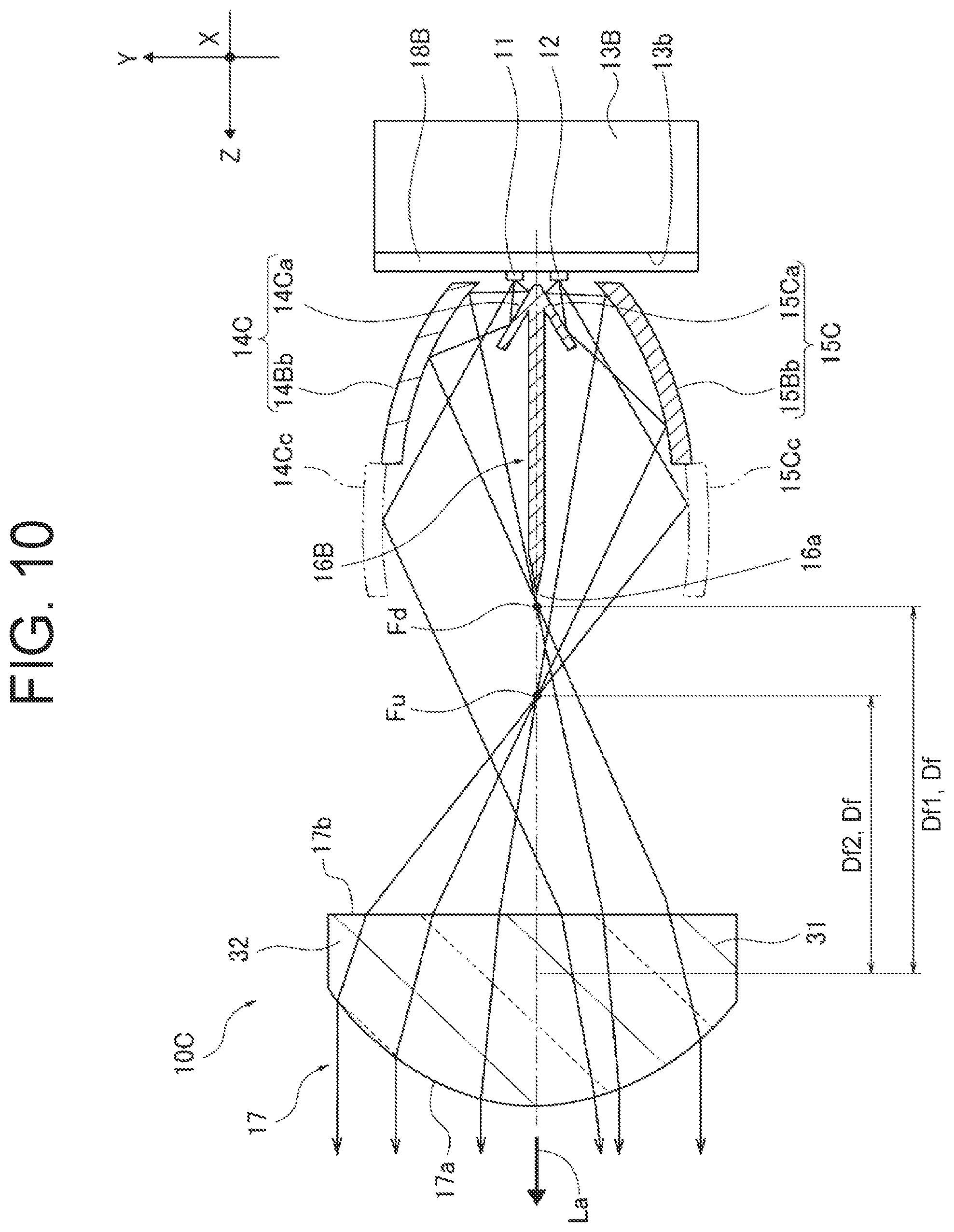 Patent US11815239 Figure 8 – Vehicle light