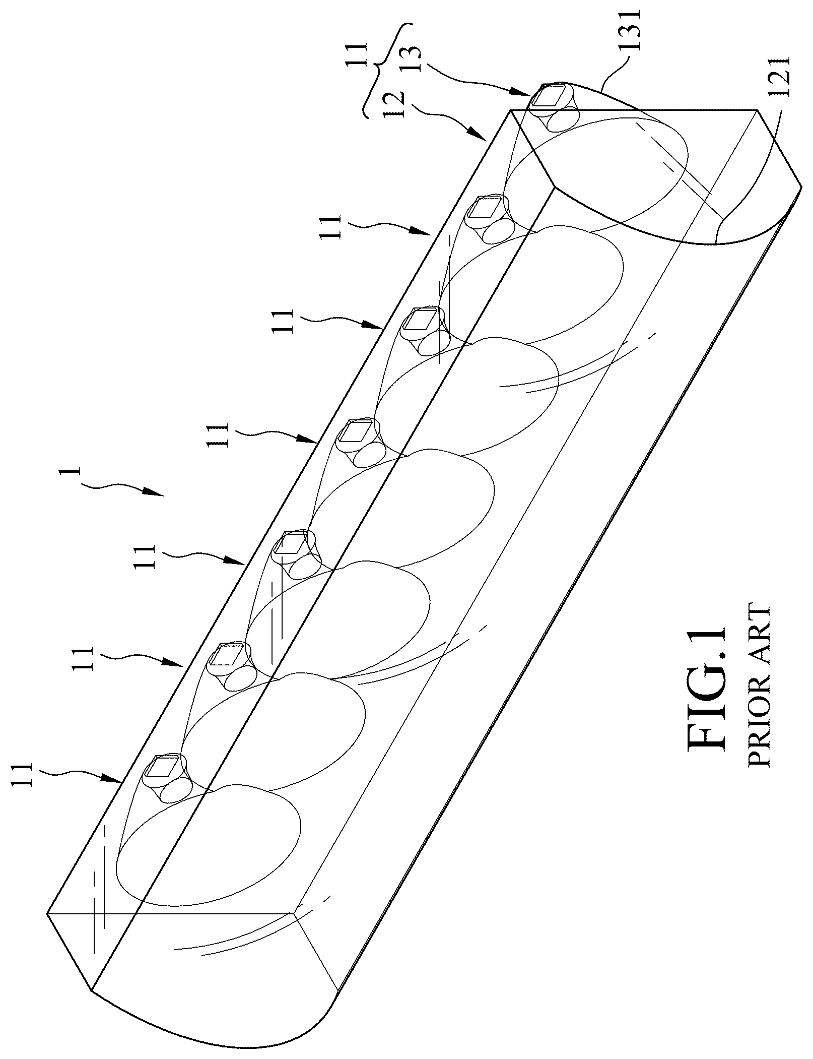 Patent US11815240 Figure 1 – Optical lens and optical lens assembly having the same