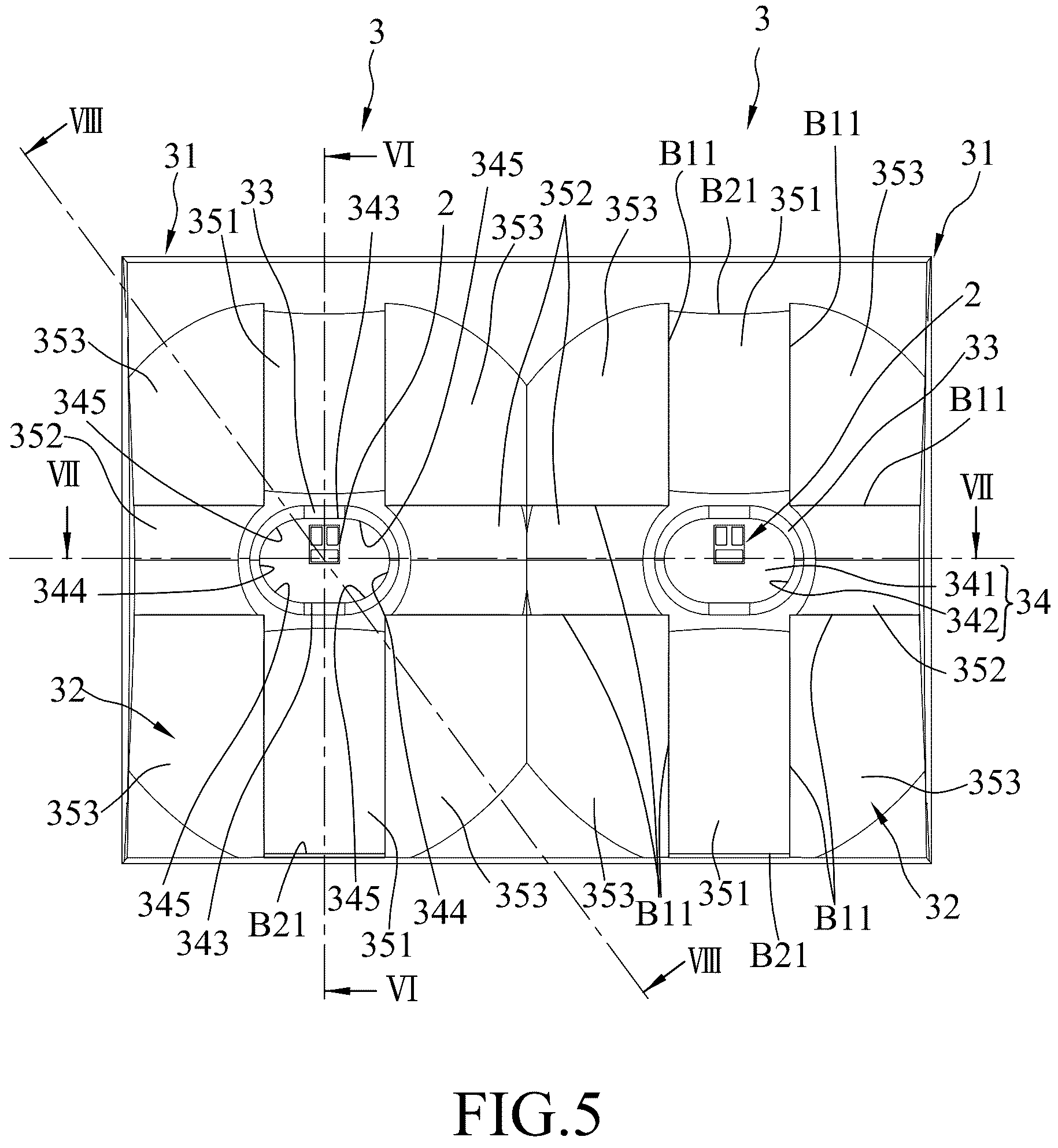 Patent US11815240 Figure 5 – Optical lens and optical lens assembly having the same