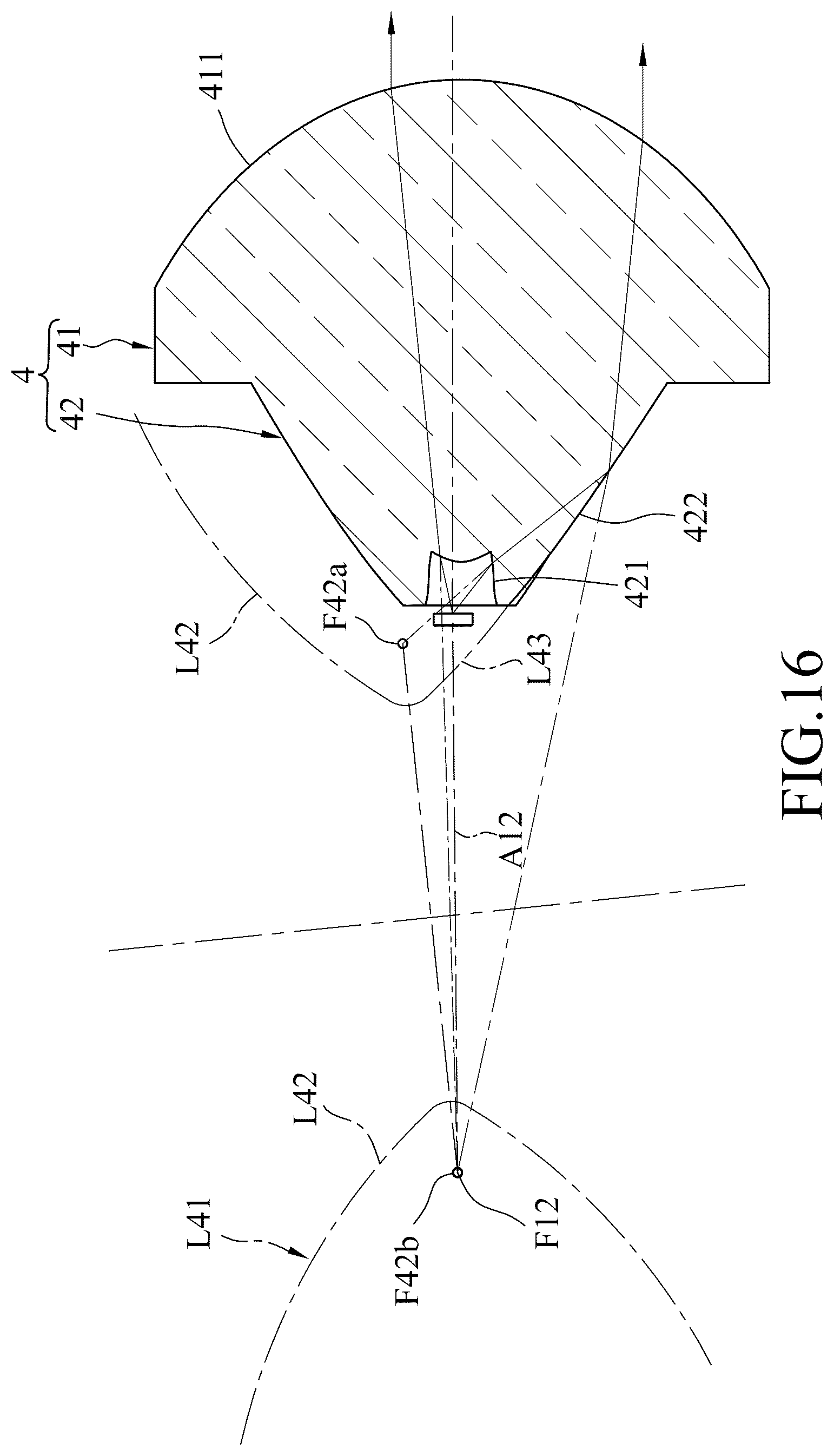 Patent US11815240 Figure 14 – Optical lens and optical lens assembly having the same