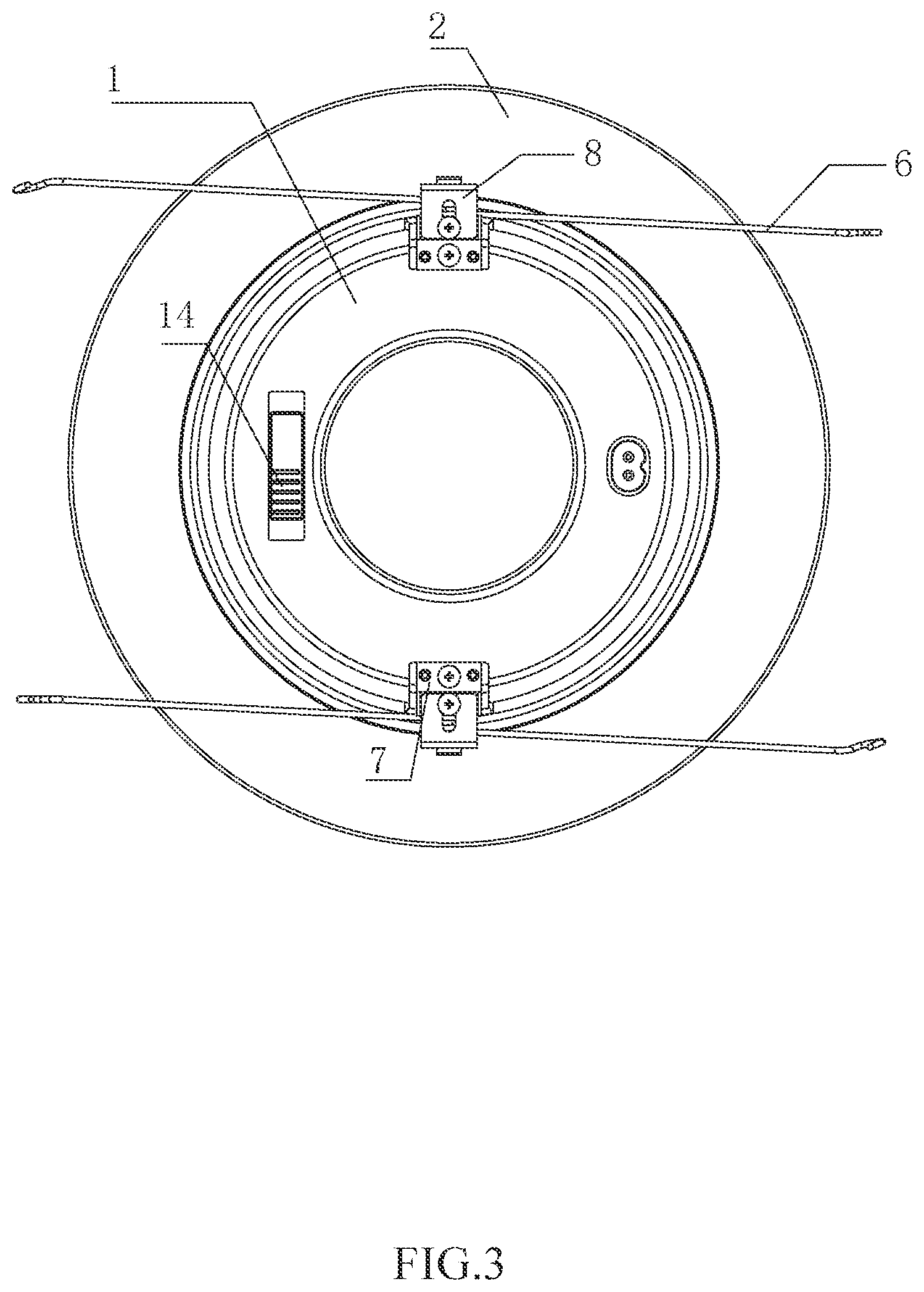 Patent US11815243 Figure 3 – Downlight with night light for illumination