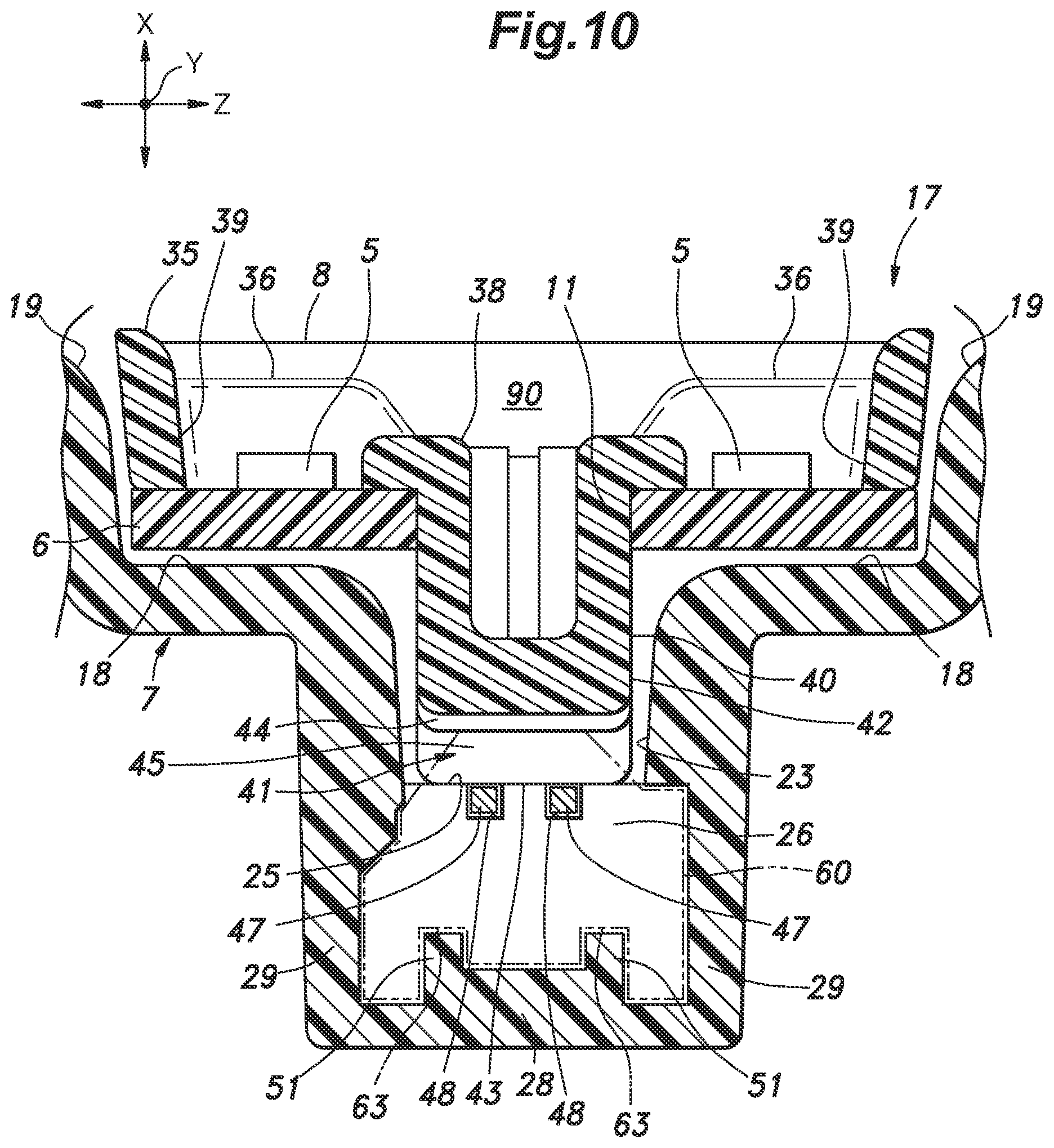 Patent US11815246 Figure 10 – Lamp unit and vehicle door equipped with lamp unit