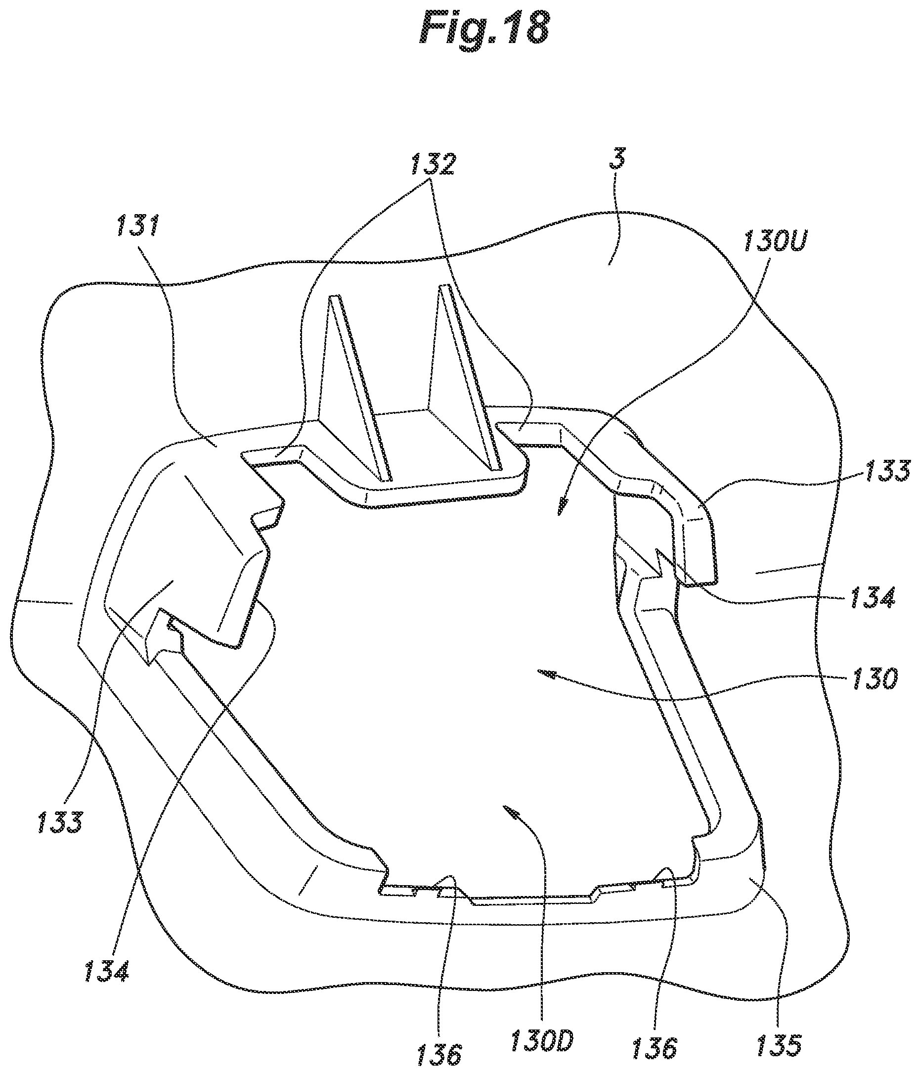 Patent US11815246 Figure 18 – Lamp unit and vehicle door equipped with lamp unit