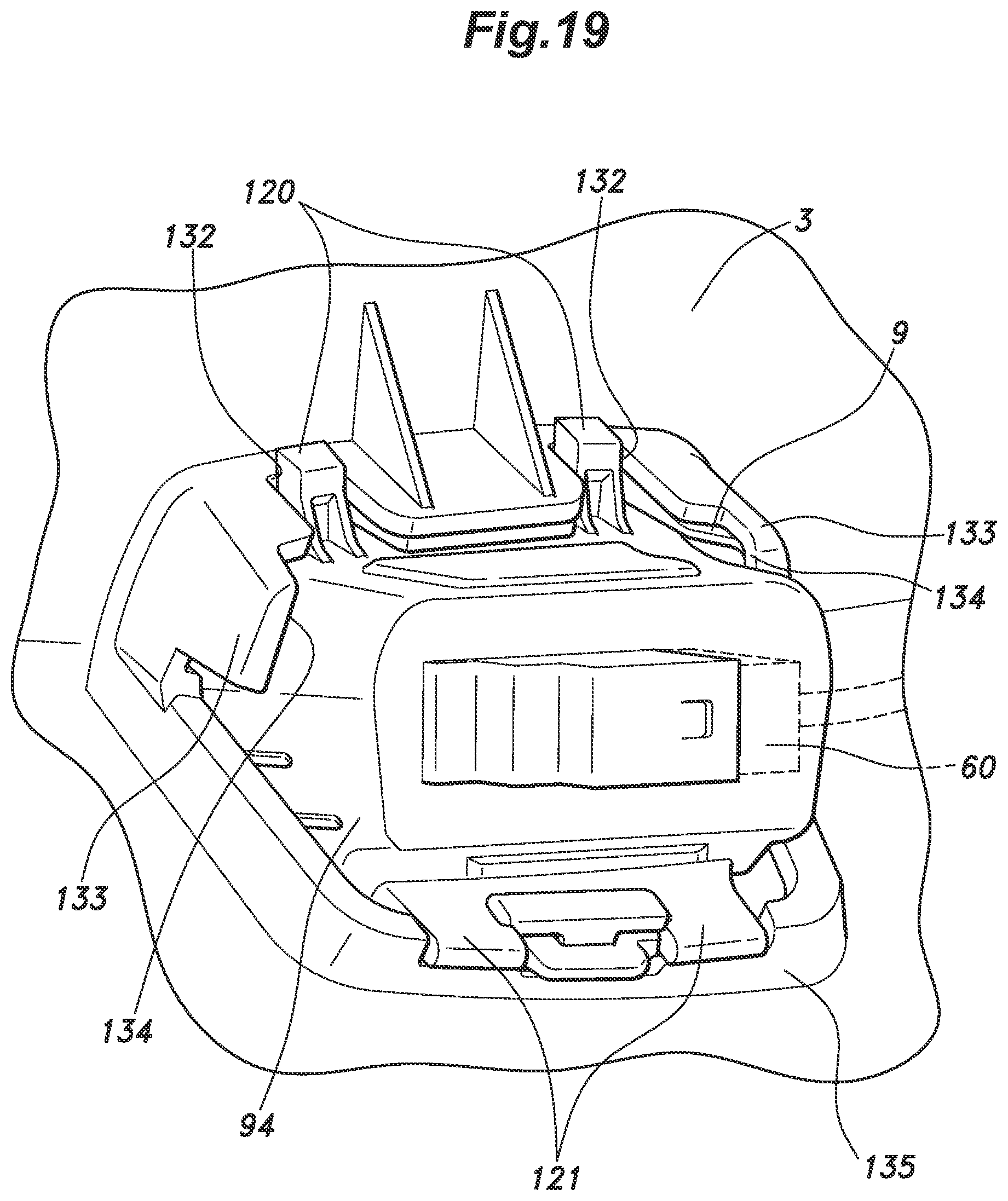 Patent US11815246 Figure 19 – Lamp unit and vehicle door equipped with lamp unit