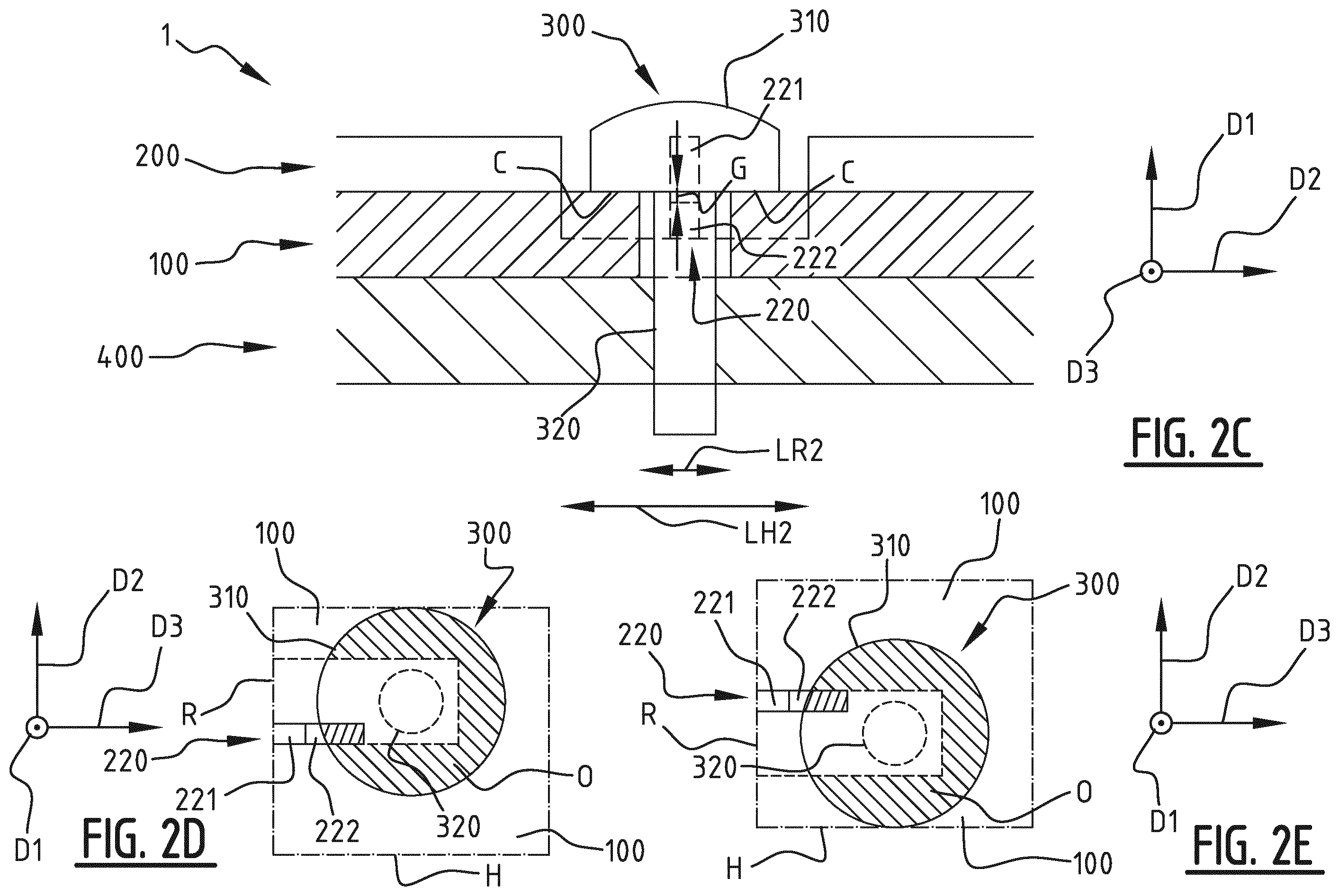 Patent US11815247 Figure 5 – Luminaire system with improved fastening means