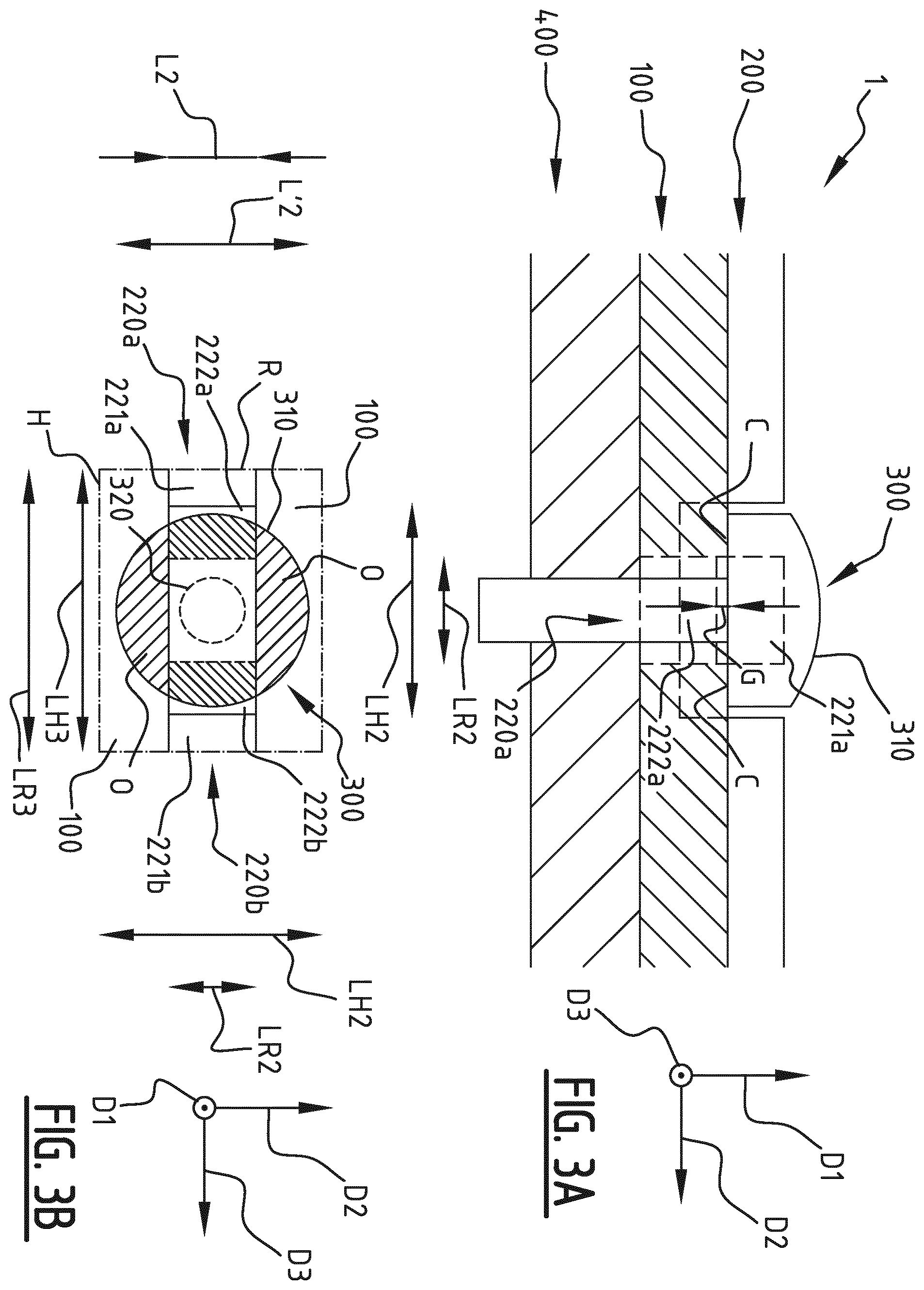 Patent US11815247 Figure 6 – Luminaire system with improved fastening means