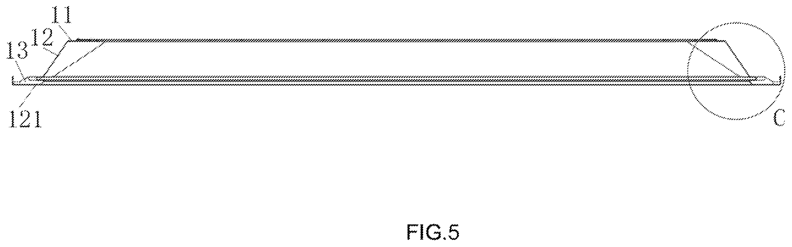 Patent US11815248 Figure 5 – Integrated lamp panel face frame, and integrated non-face frame panel light and assembling method thereof
