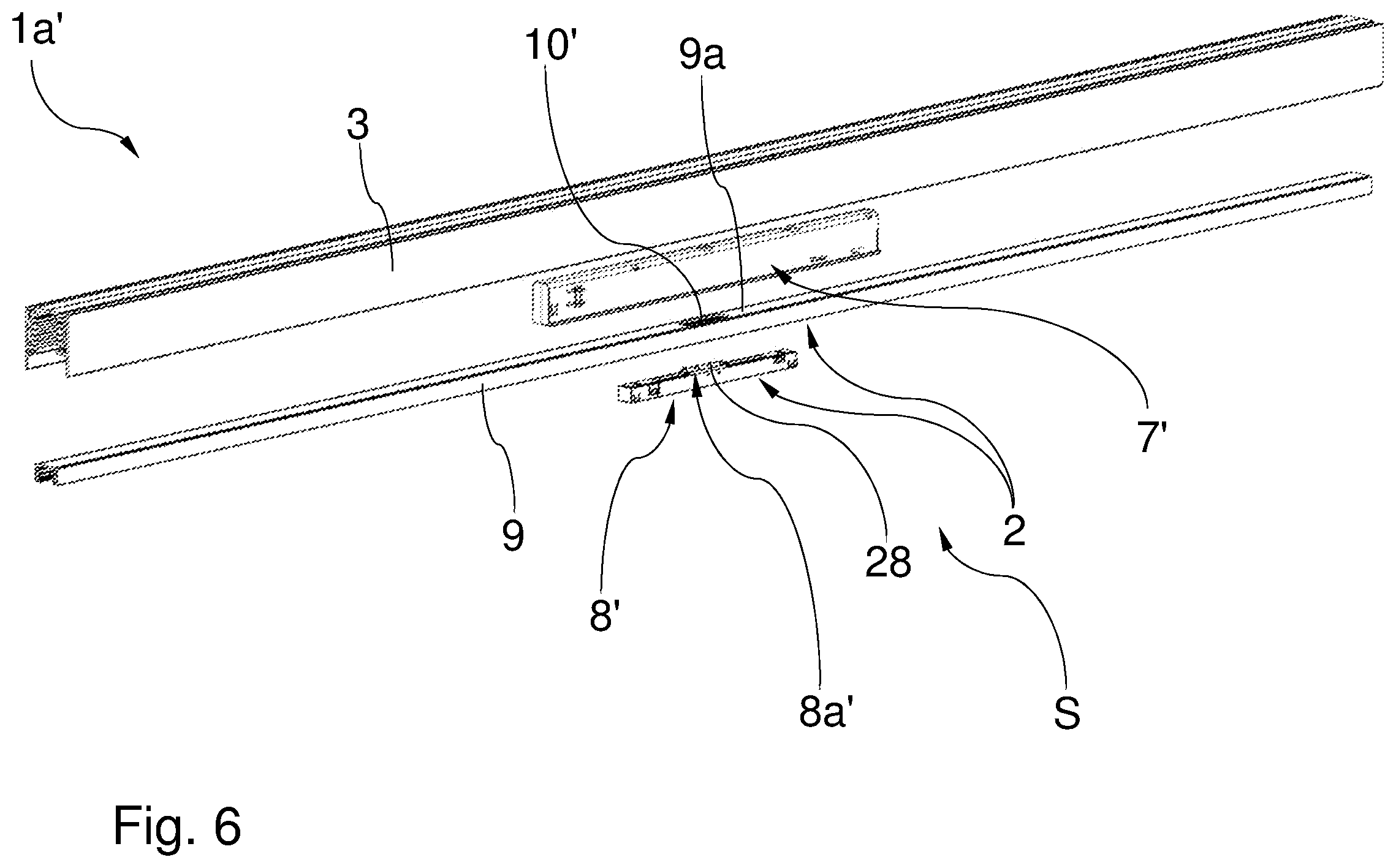 Patent US11815250 Figure 5 – Rail lighting arrangement with coupling unit