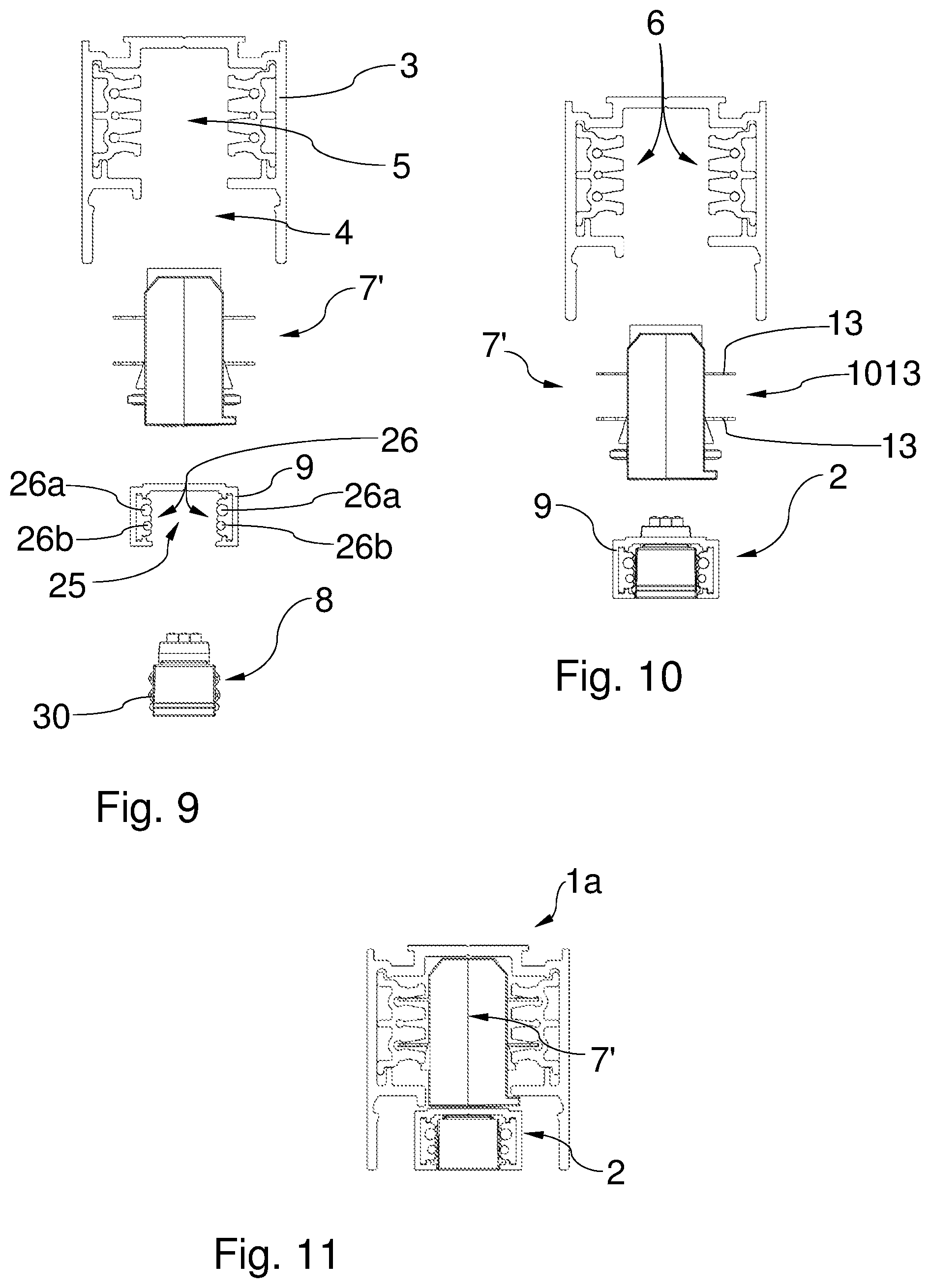 Patent US11815250 Figure 7 – Rail lighting arrangement with coupling unit