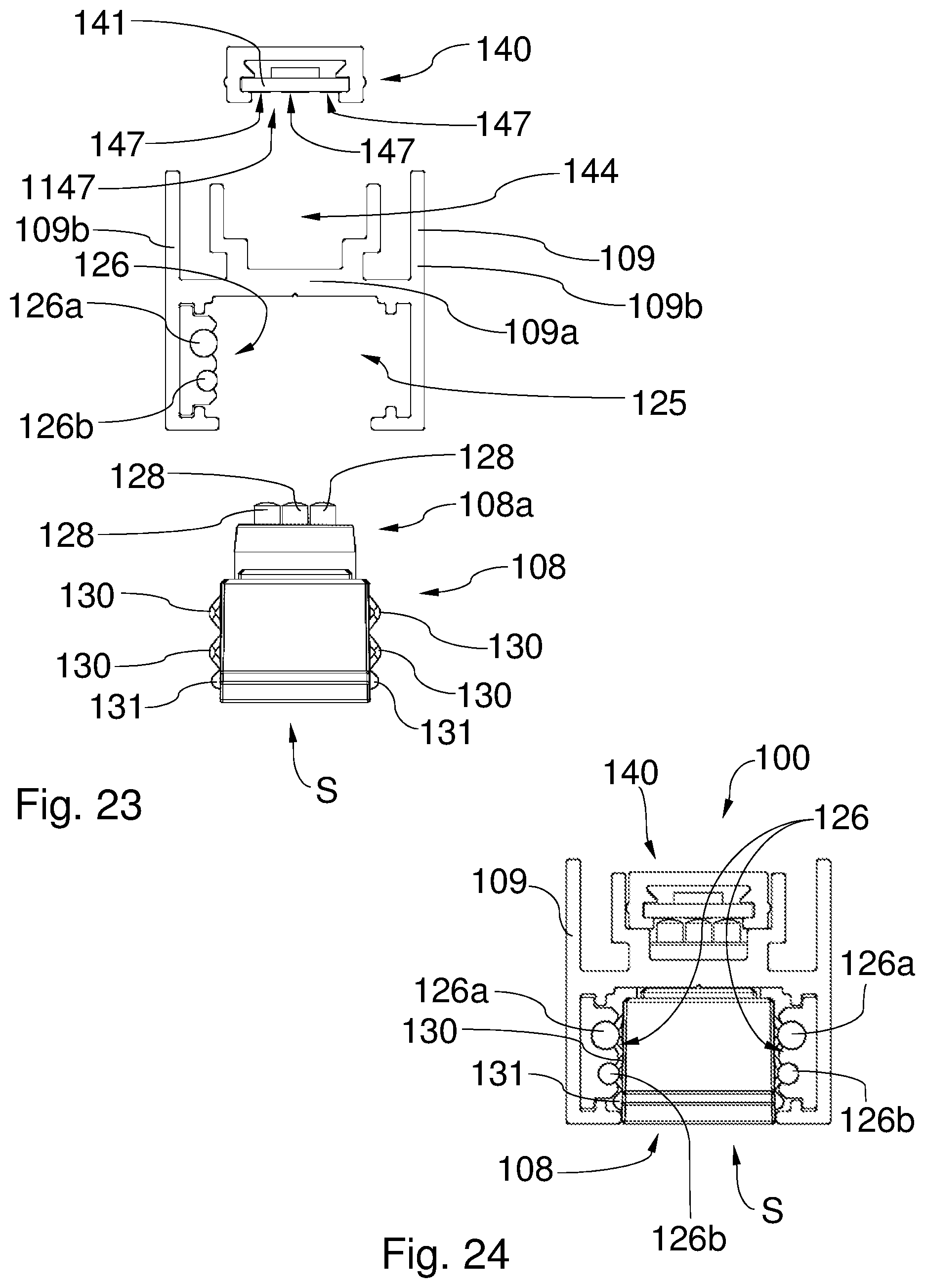 Patent US11815250 Figure 13 – Rail lighting arrangement with coupling unit