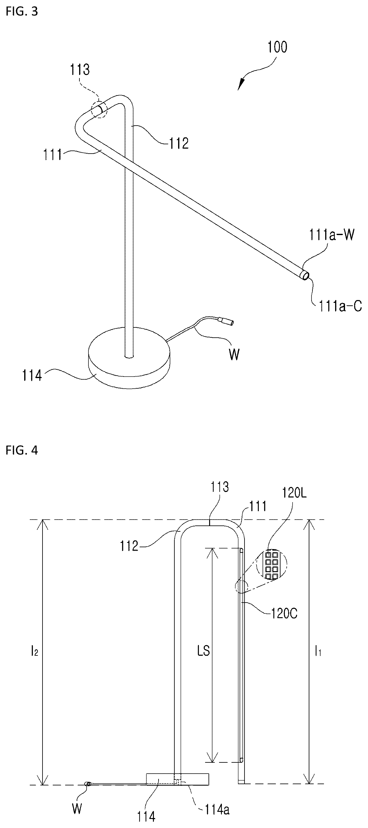 Patent US11815251 Figure 2 – Smart lighting device equipped with user interface capable of gesture recognition
