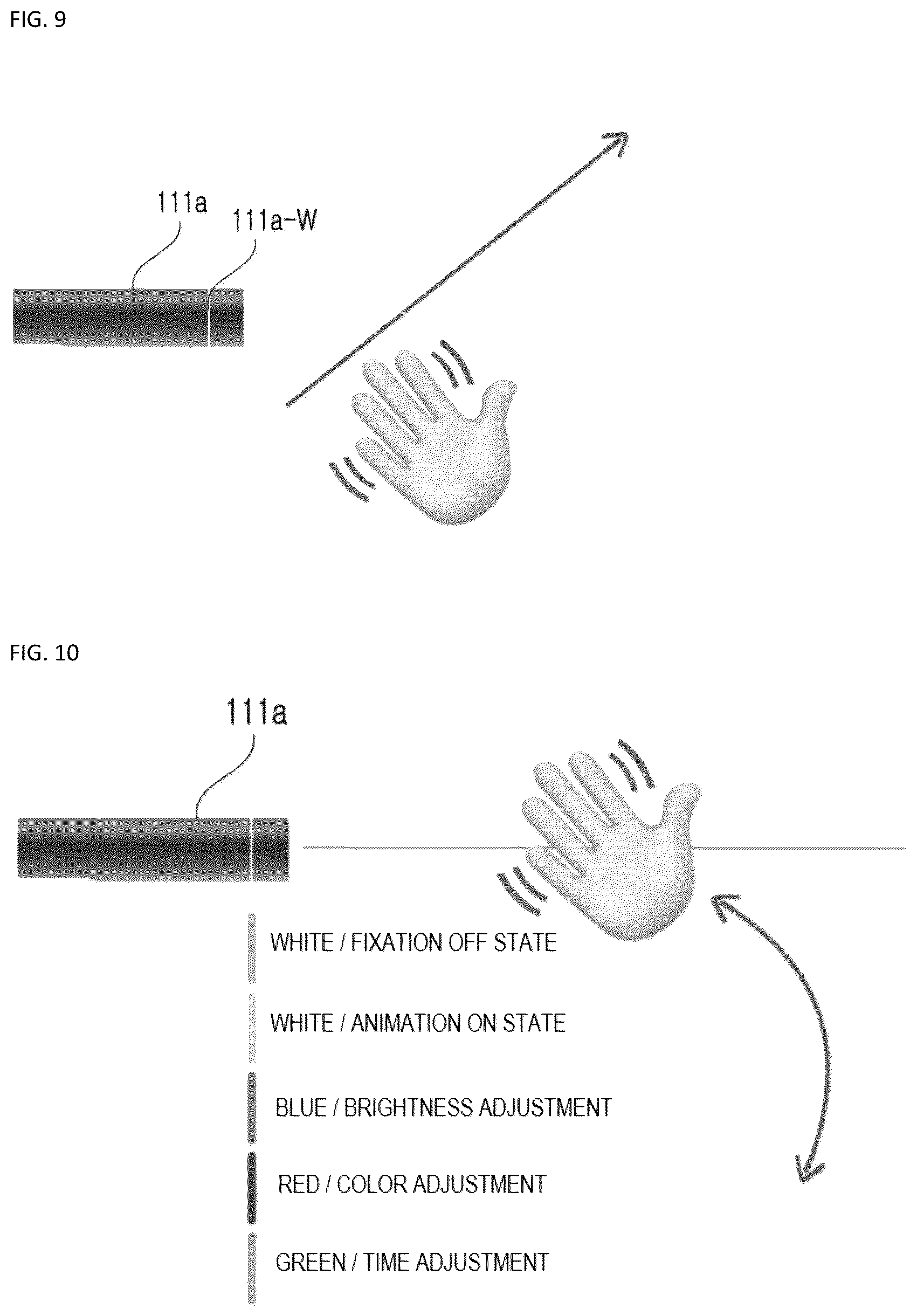 Patent US11815251 Figure 5 – Smart lighting device equipped with user interface capable of gesture recognition