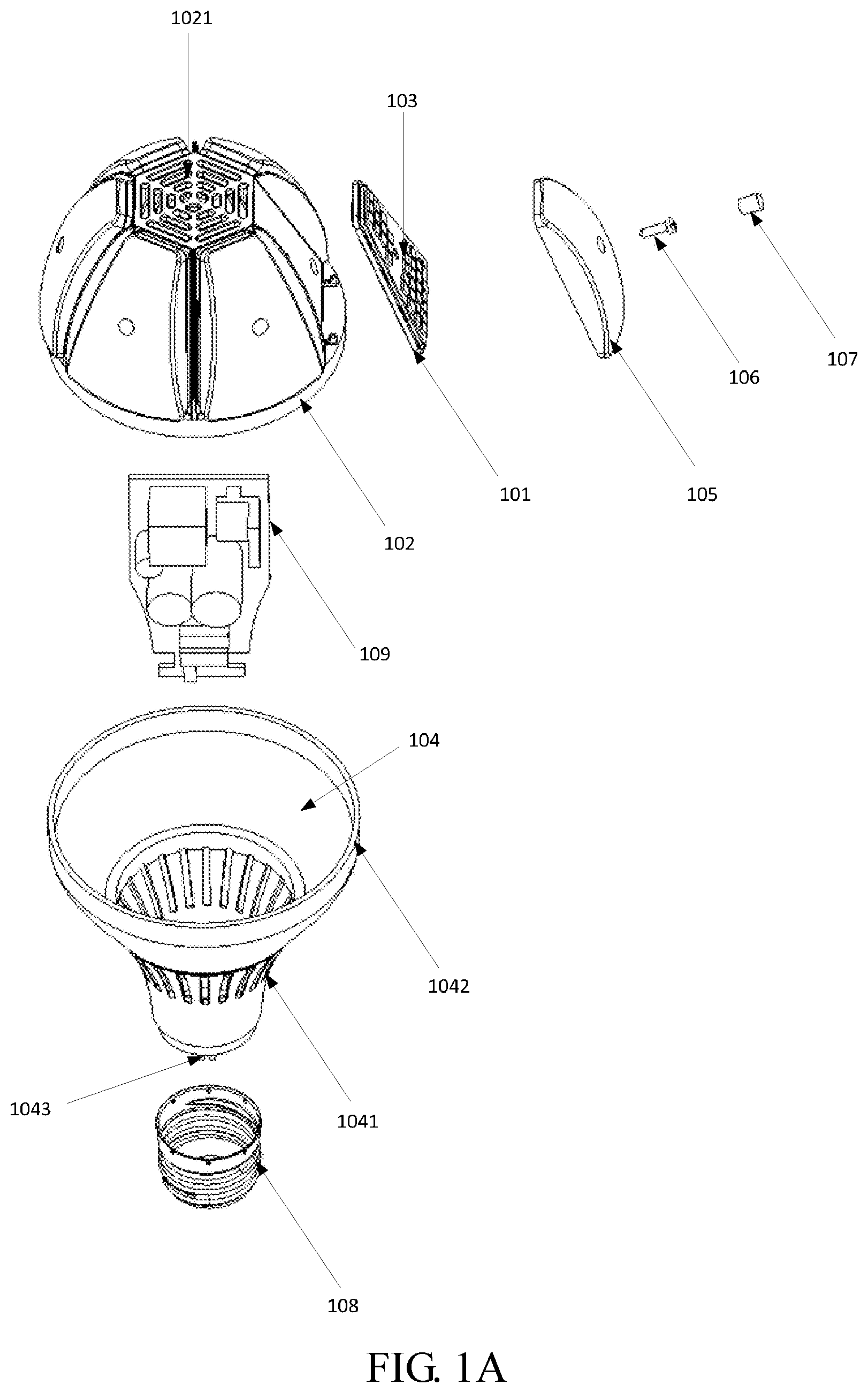 Patent US11815252 Figure 1 – Light-emitting device
