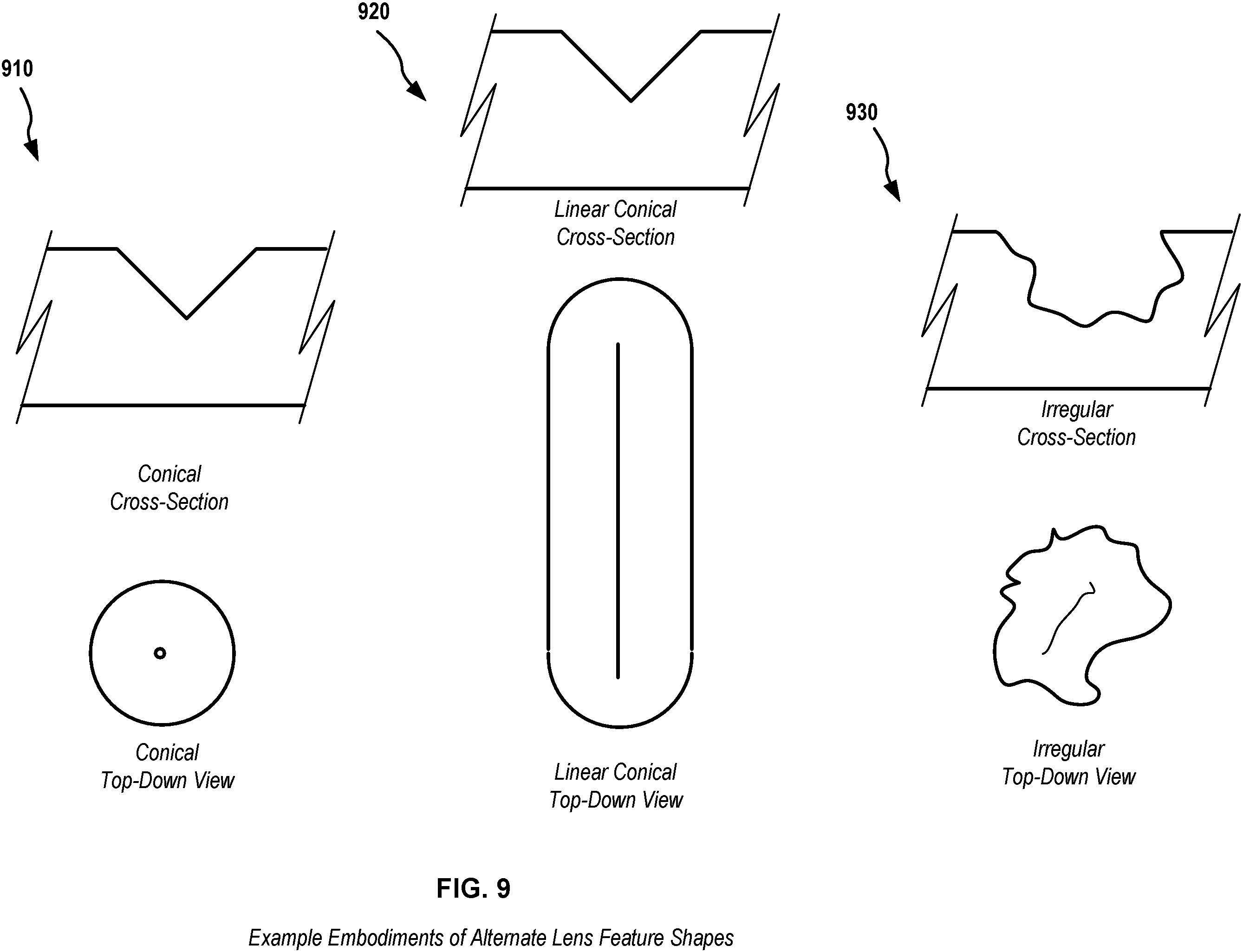 Patent US11815257 Figure 14 – Underwater lights with port windows including lens features for providing tailored output beams