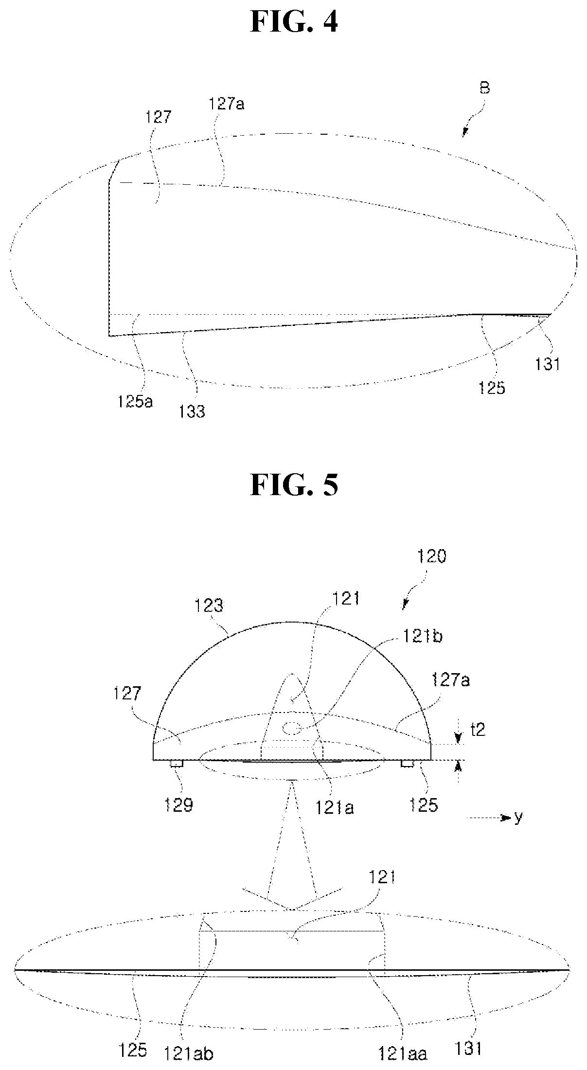 Patent US11815258 Figure 2 – Light emitting module and lens