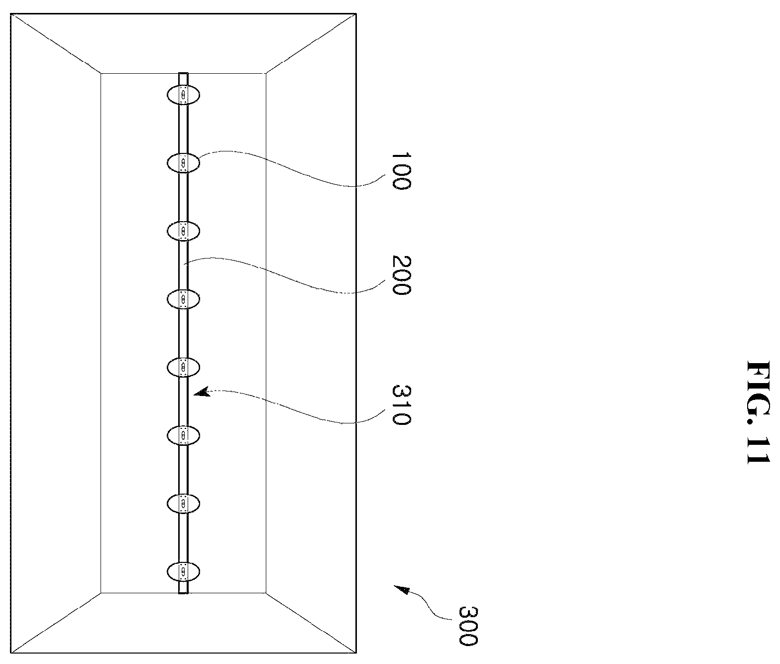 Patent US11815258 Figure 8 – Light emitting module and lens