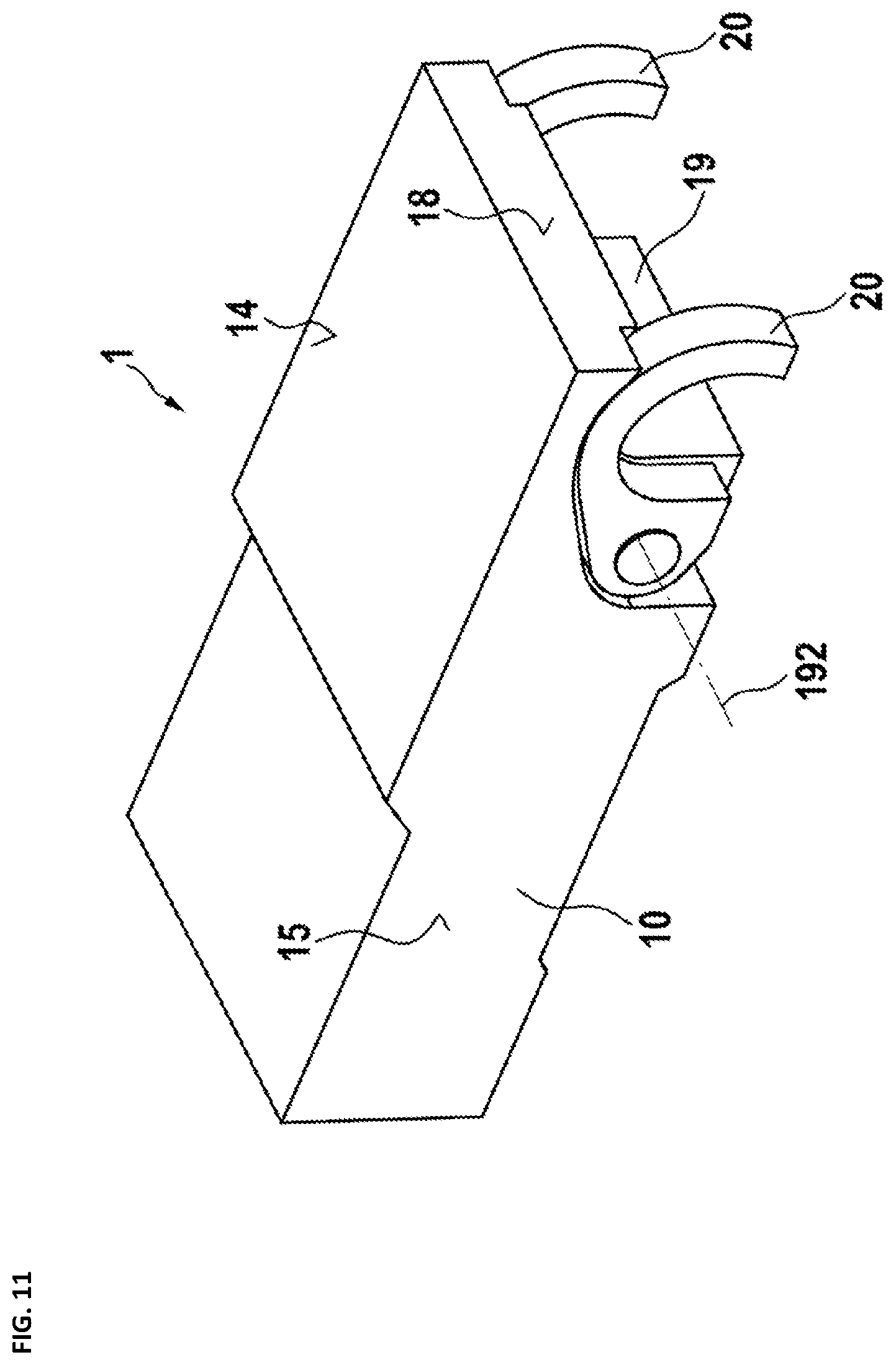 Patent US11815265 Figure 11 – Grate bar for stepped grate