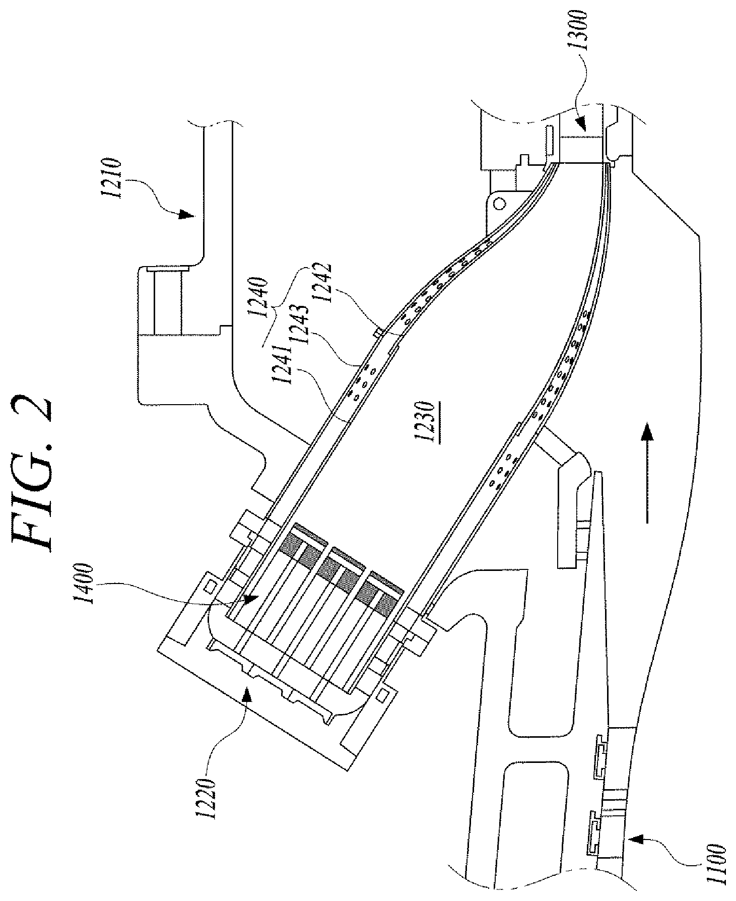 Patent US11815266 Figure 2 – Combustor nozzle, combustor, and gas turbine including same