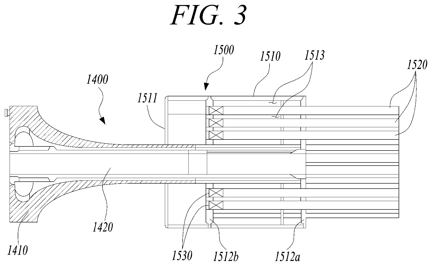 Patent US11815266 Figure 3 – Combustor nozzle, combustor, and gas turbine including same