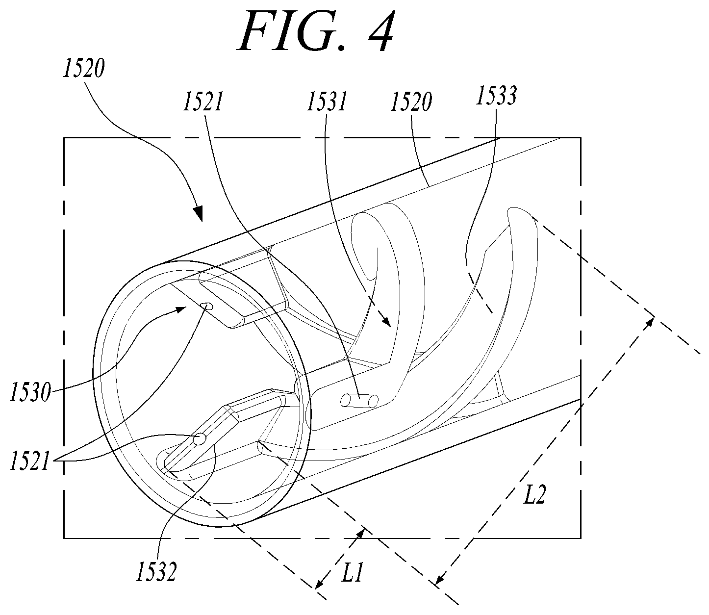 Patent US11815266 Figure 4 – Combustor nozzle, combustor, and gas turbine including same