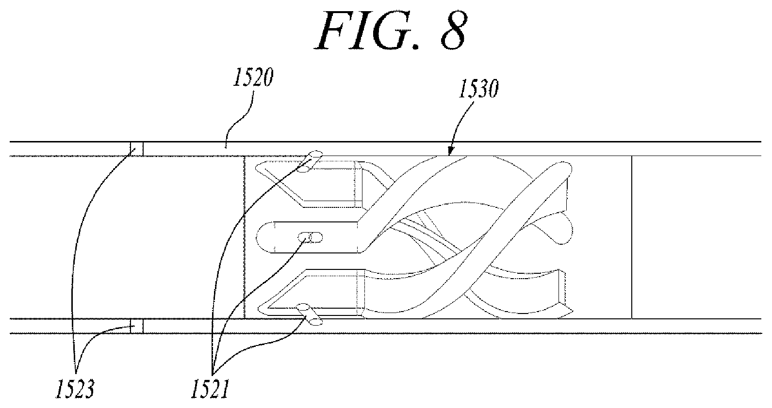 Patent US11815266 Figure 8 – Combustor nozzle, combustor, and gas turbine including same