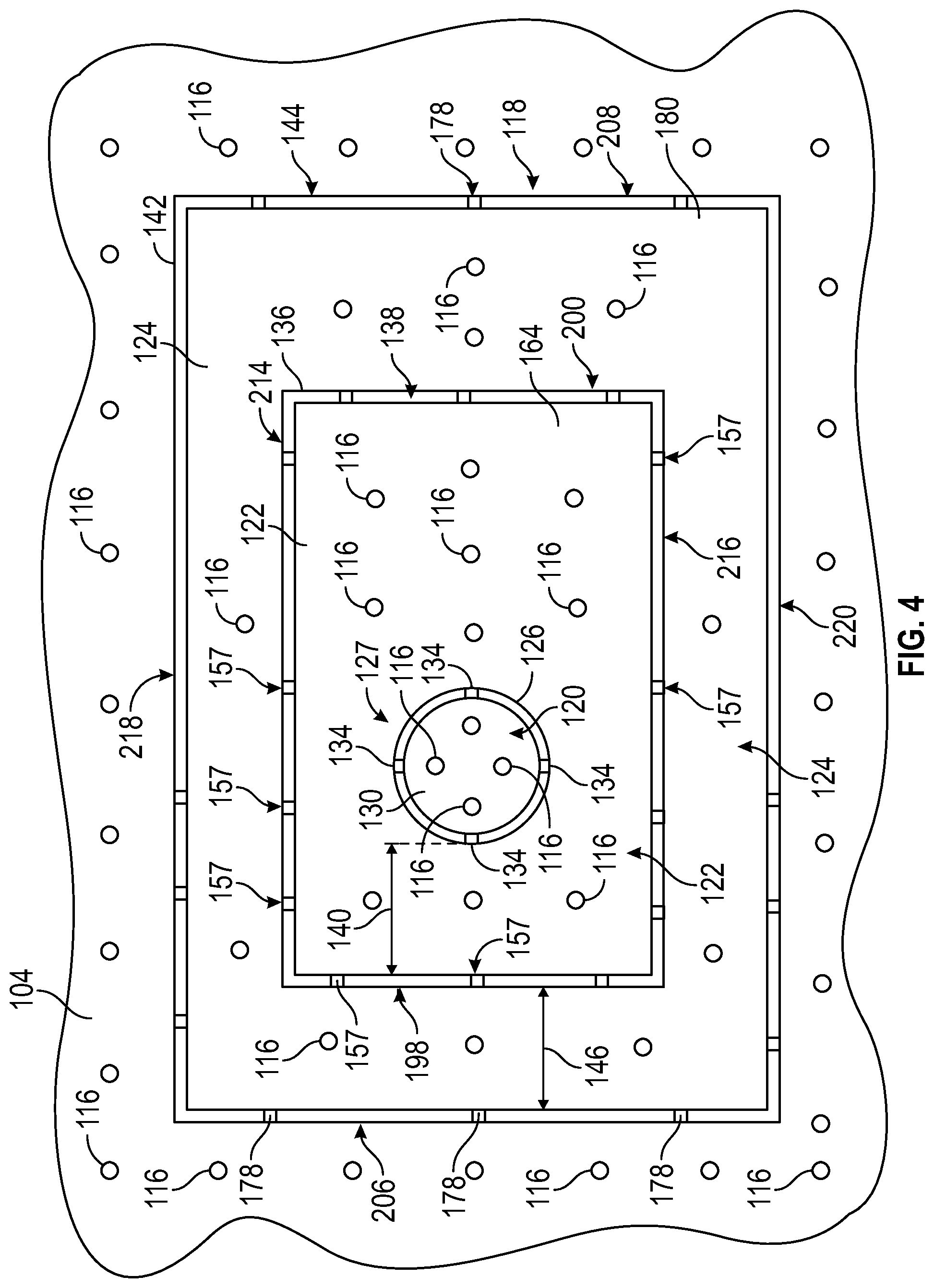 Patent US11815267 Figure 4 – Combustor liner having cooling dispersing member for localized liner cooling