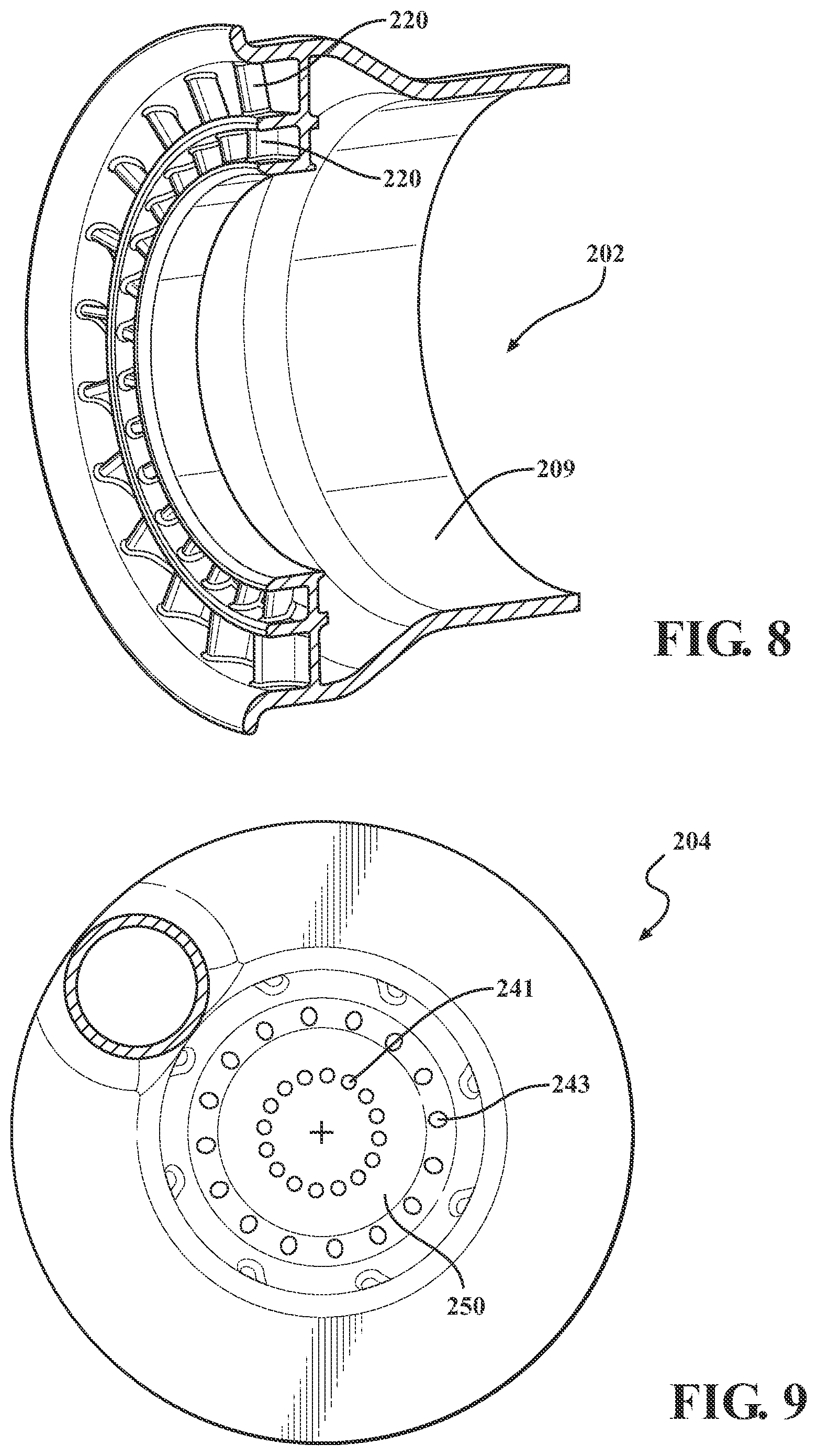 Patent US11815268 Figure 7 – Main mixer in an axial staged combustor for a gas turbine engine
