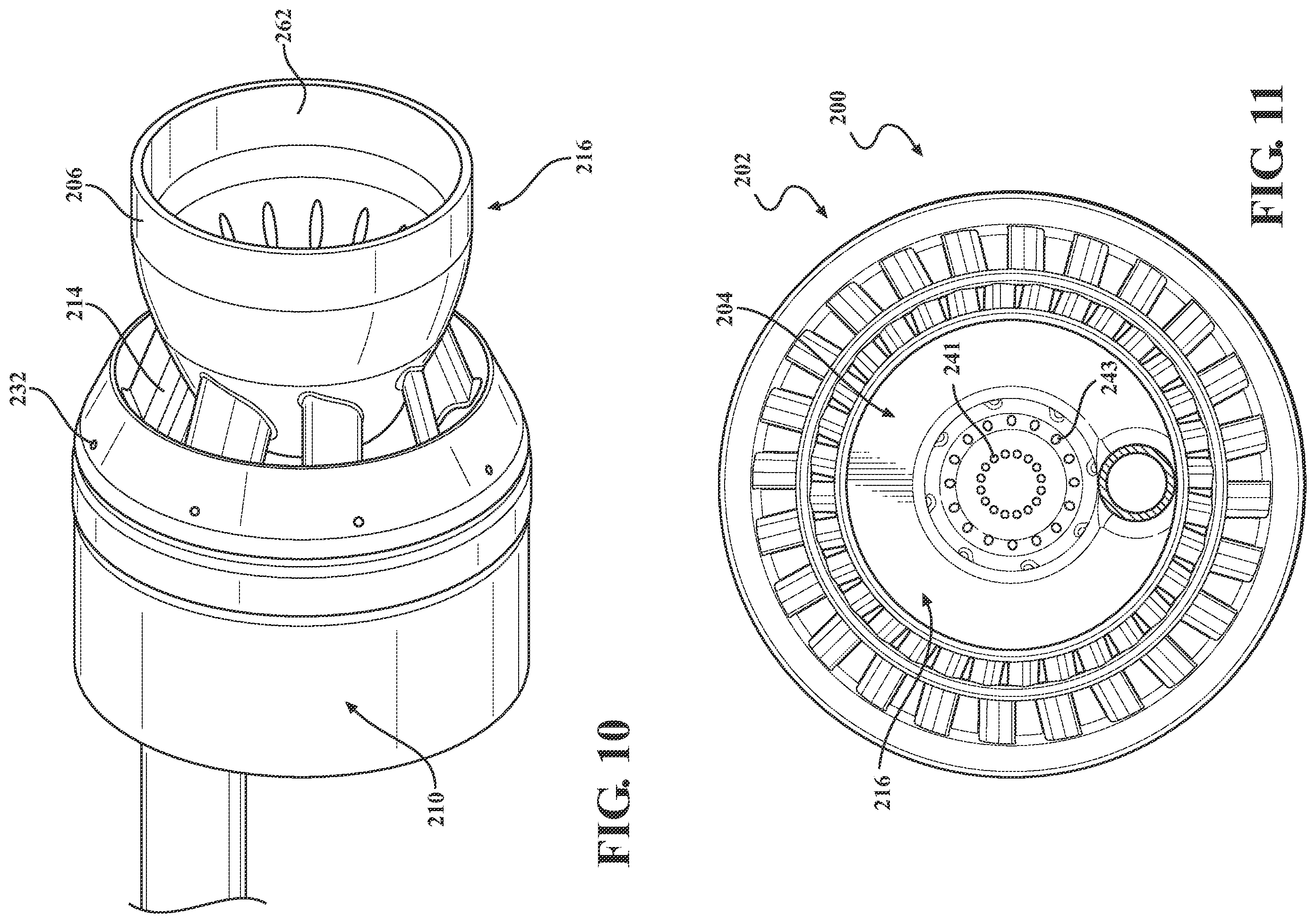 Patent US11815268 Figure 8 – Main mixer in an axial staged combustor for a gas turbine engine