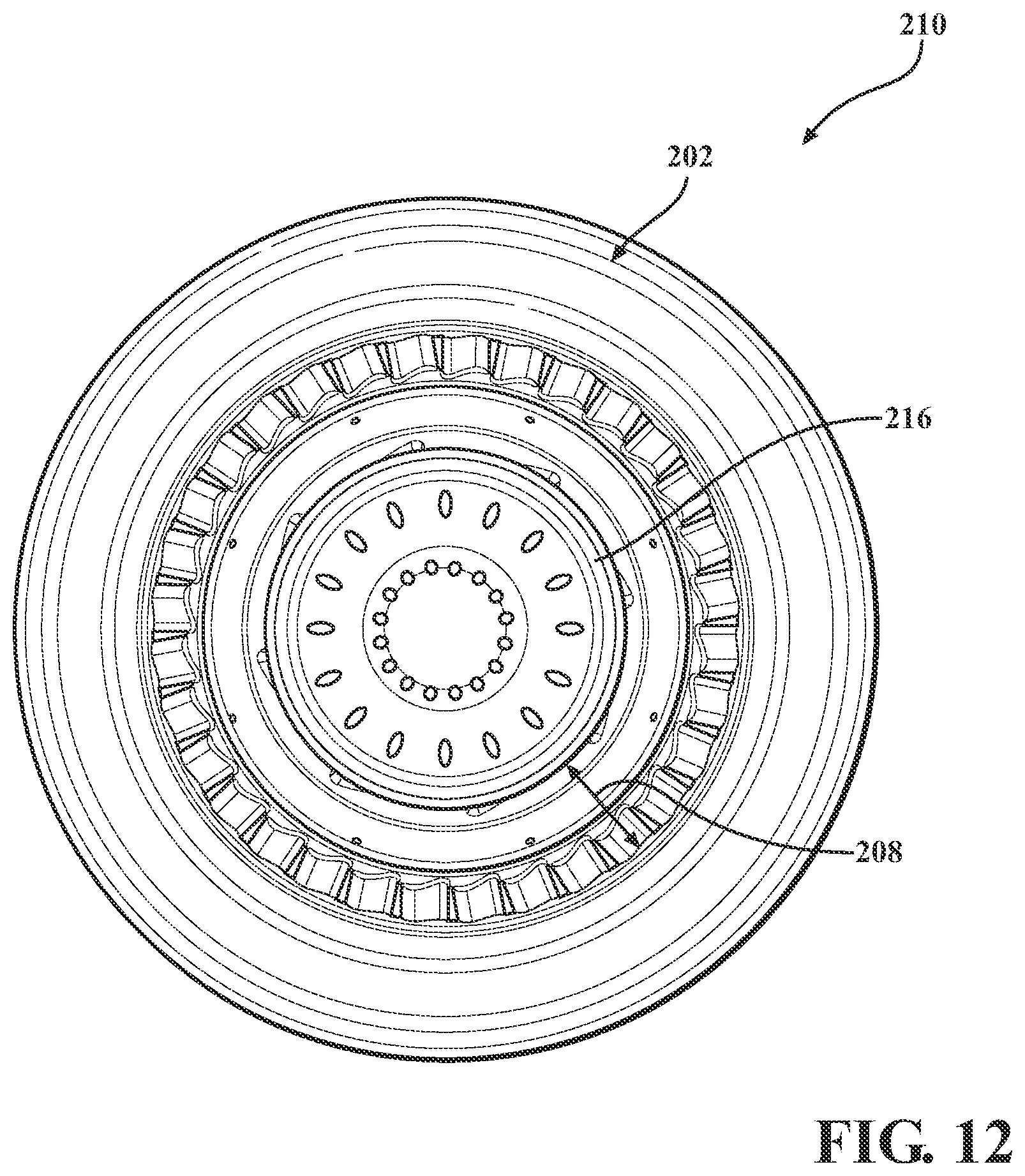Patent US11815268 Figure 9 – Main mixer in an axial staged combustor for a gas turbine engine