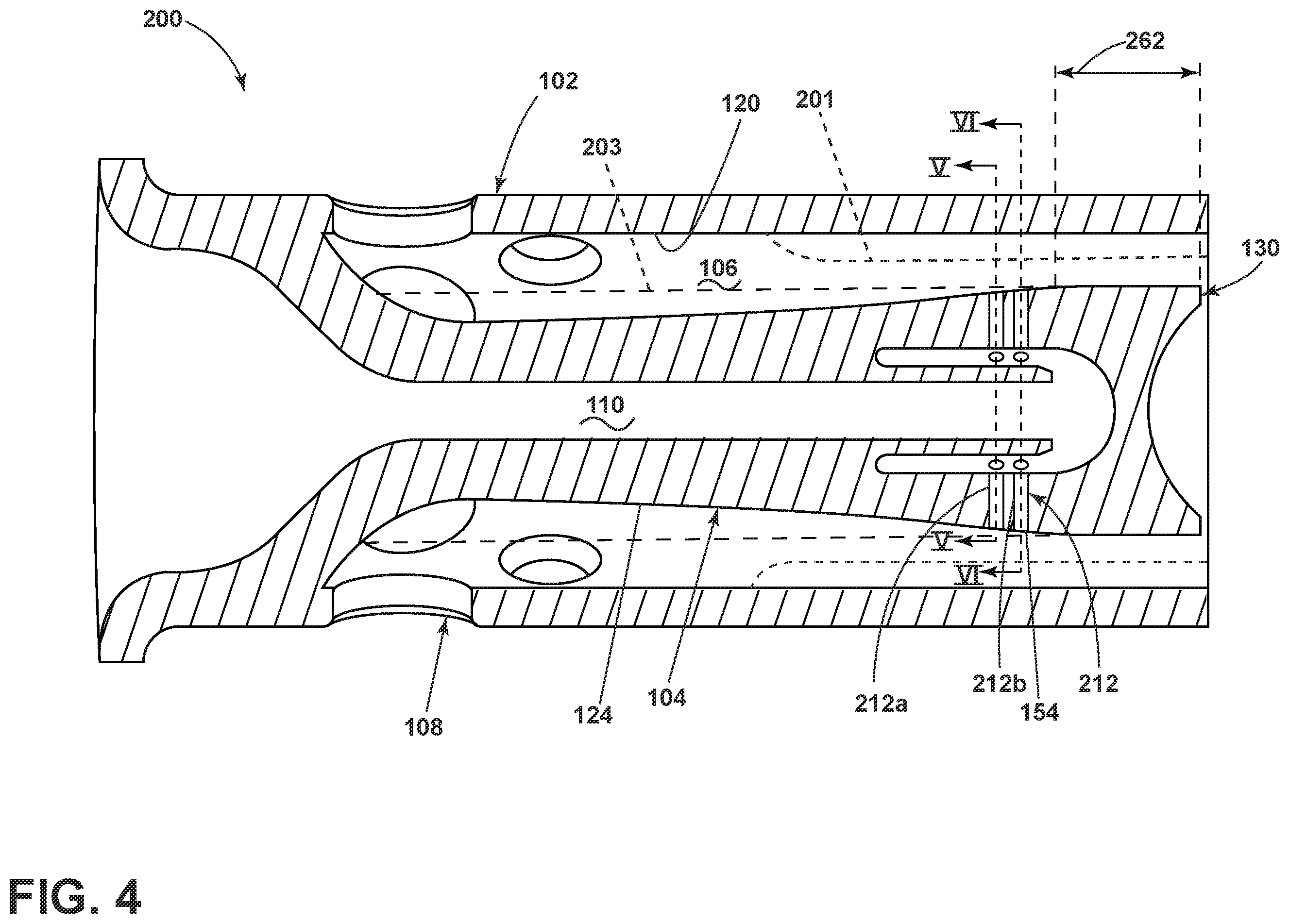 Patent US11815269 Figure 4 – Fuel-air mixing assembly in a turbine engine