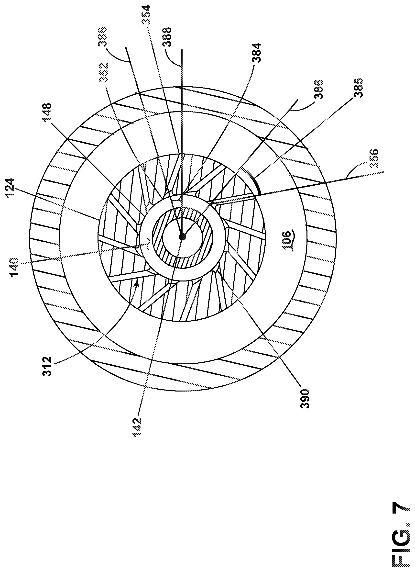 Patent US11815269 Figure 6 – Fuel-air mixing assembly in a turbine engine
