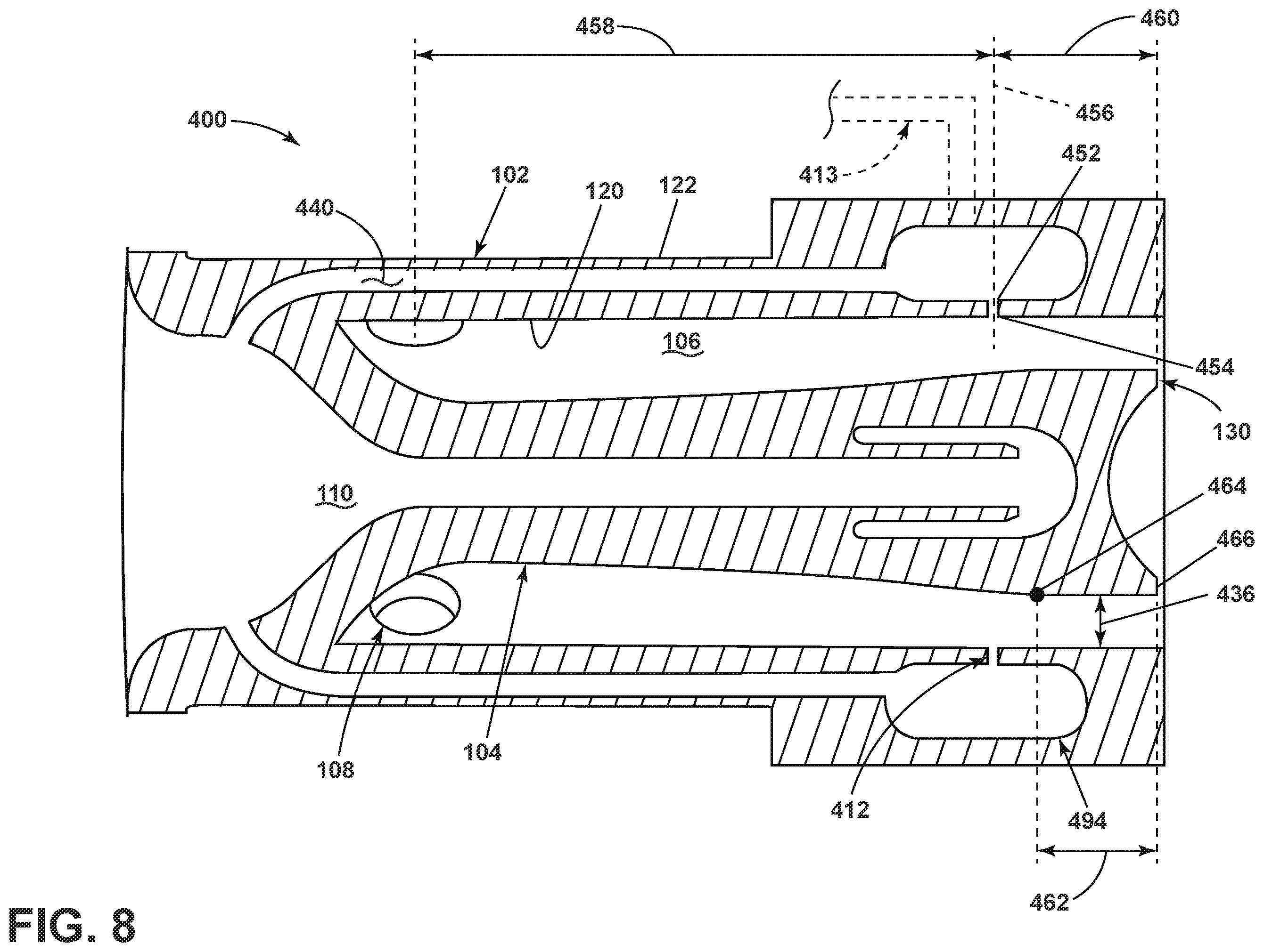 Patent US11815269 Figure 7 – Fuel-air mixing assembly in a turbine engine