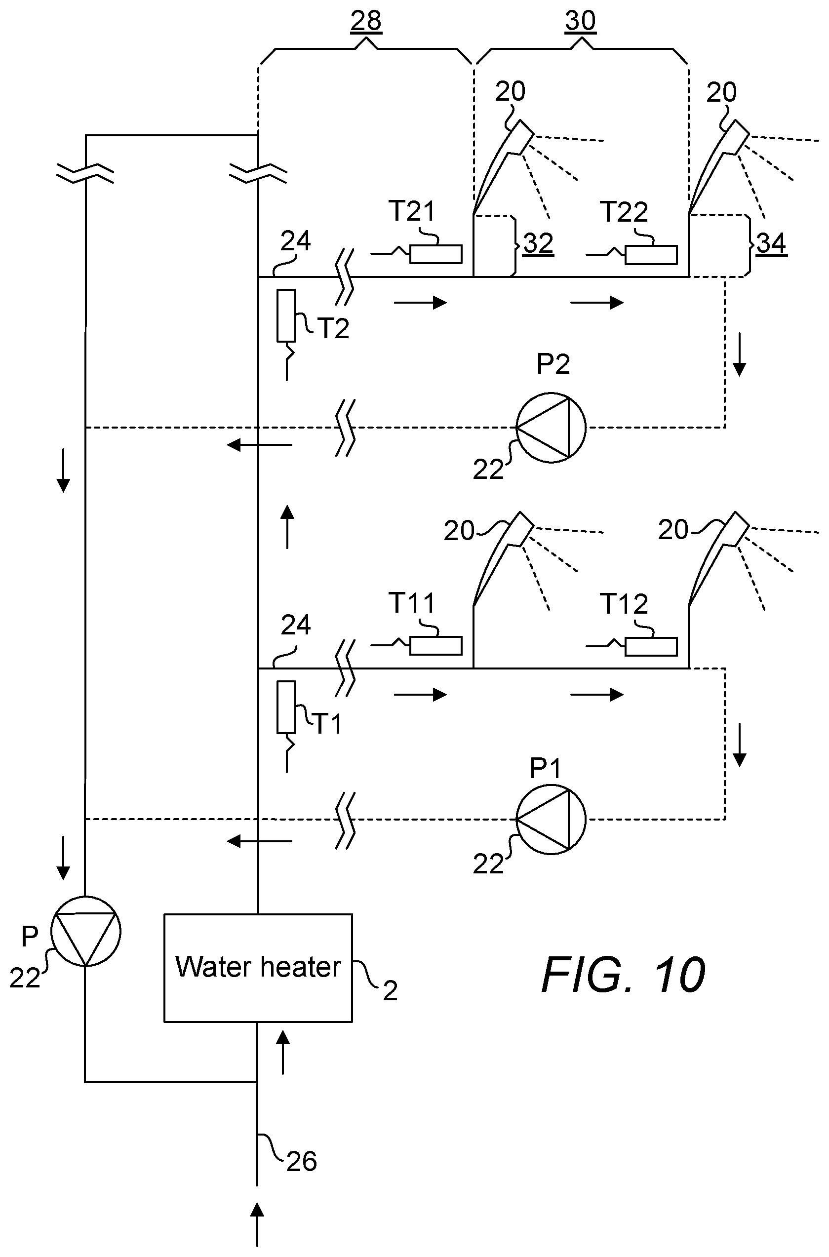 Patent US11815272 Figure 8 – Legionella threat assessment and mitigation system and method
